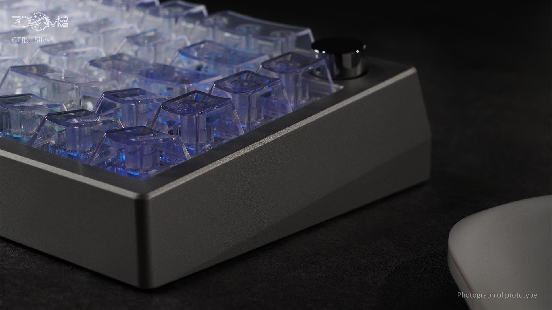 Zoom65EE V2 is Live-New case Colorway,Per-key RGB PCB,Seamless Side Profile image 5