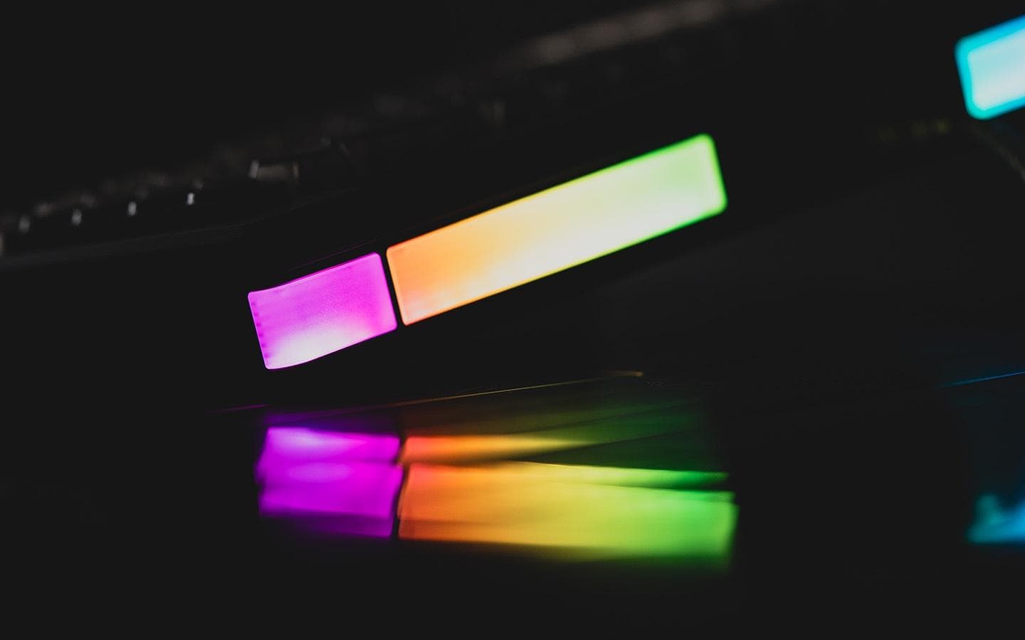 [GB completed] W70 | A keyboard with car tail light image 6