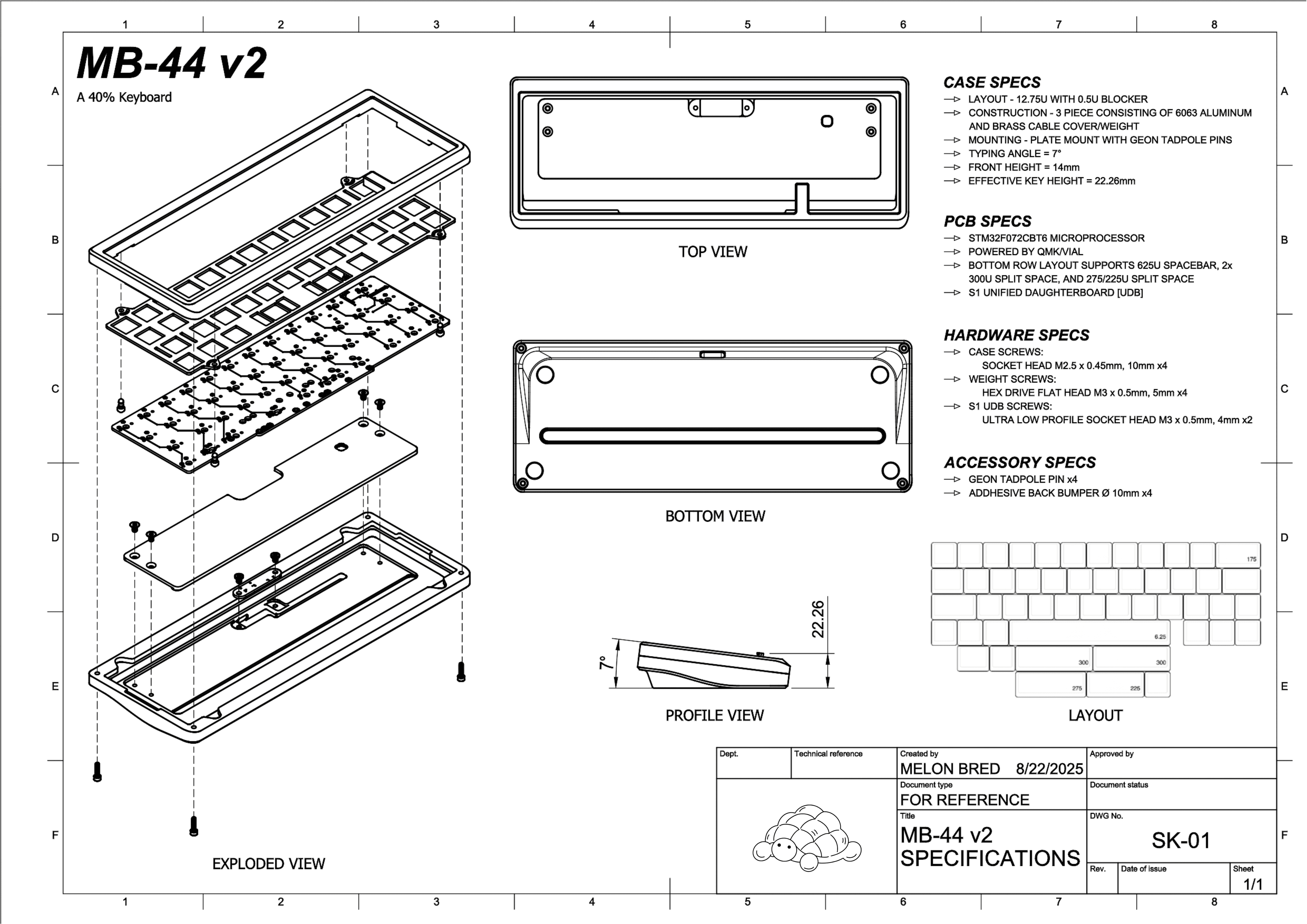 [Preorder] MB-44 v2 - 40% Keyboard [Nov 8th - Dec 8th] image 4