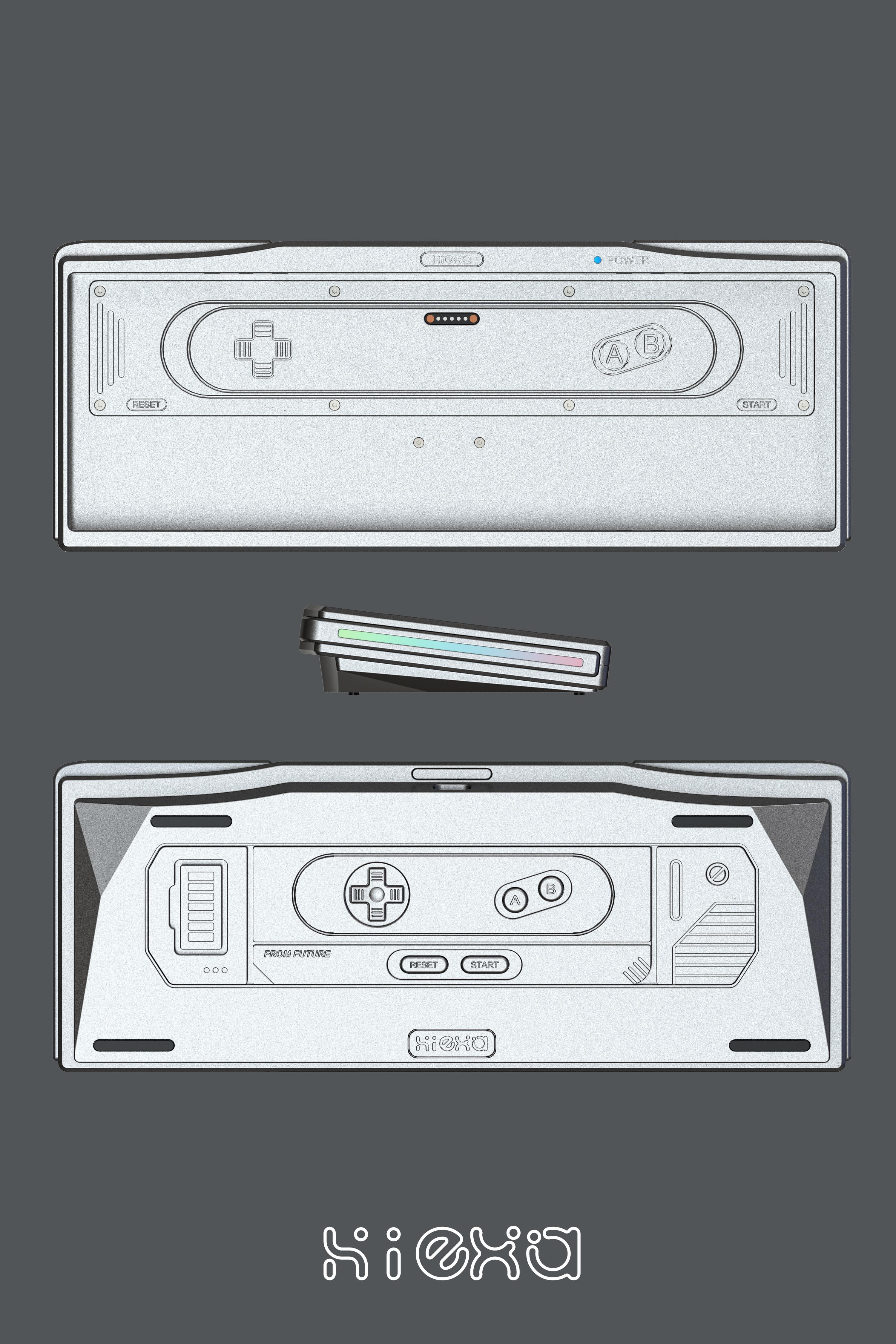 Hiexa G Series-G60 New Mounting, One Button Quick Disassembly Keyboard image 13