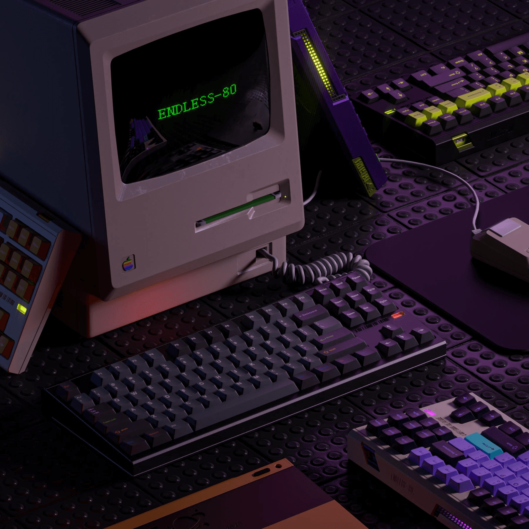 PIXELSPACE STUDIO X KBDFANS ENDLESS-80 MECHANICAL KEYBOARD DIY KIT