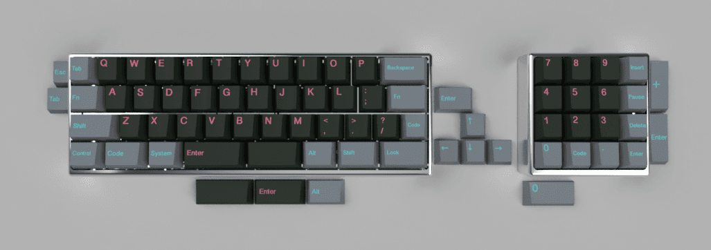 GMK 80s Kid (a MiniVan/Roadkit keyset)