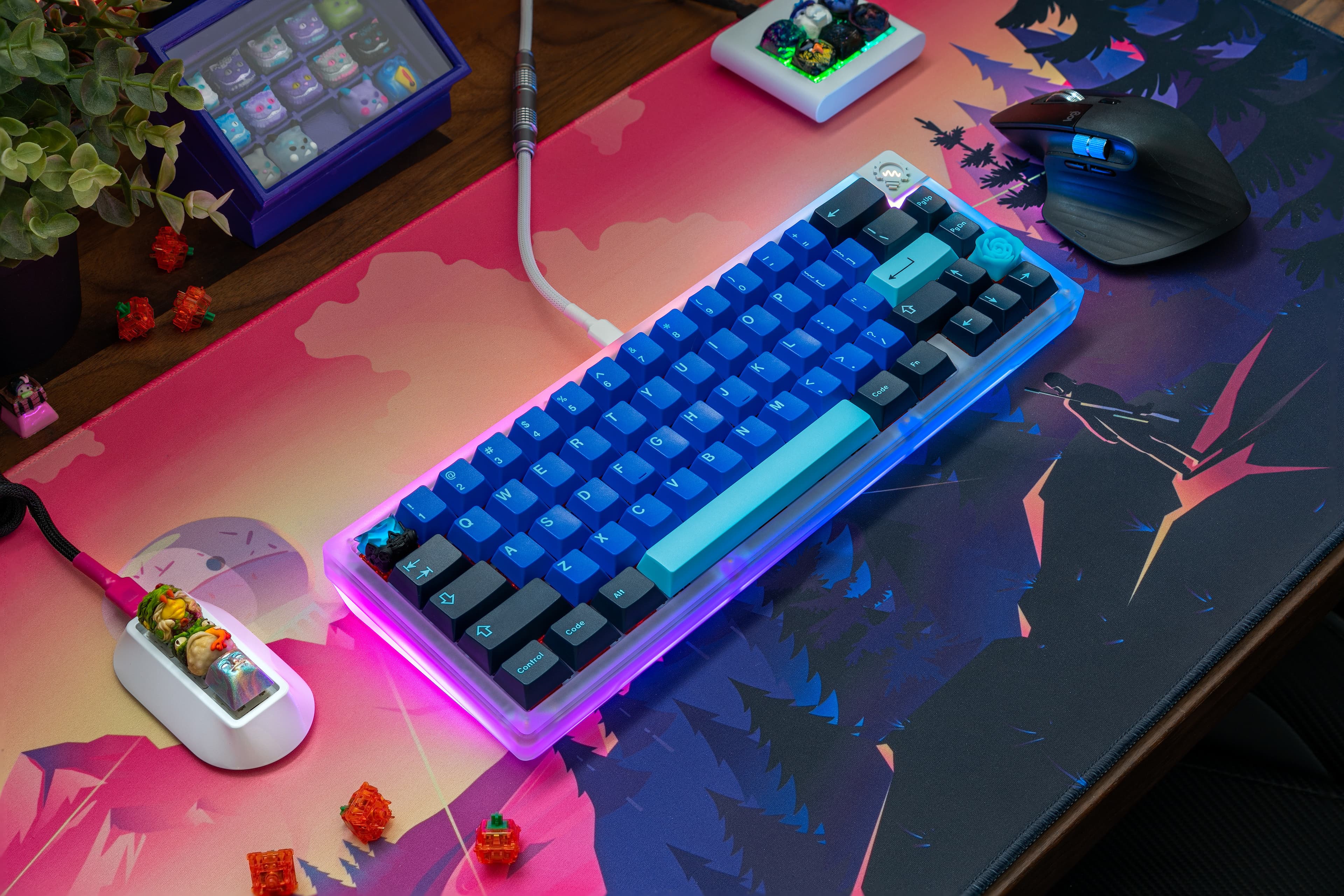 Think6.5 V2 - Gasket 65% Keyboard // Completed