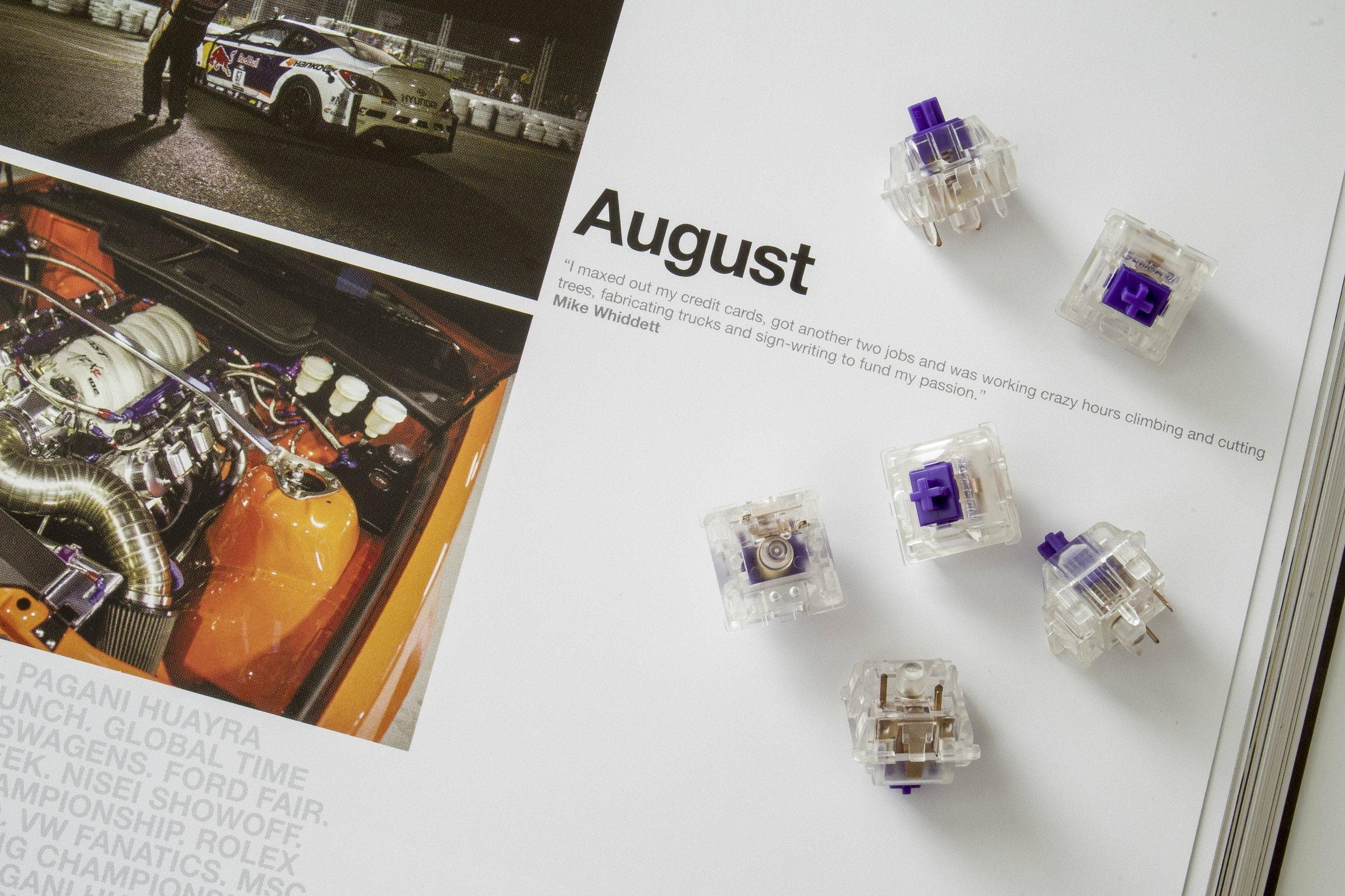 R2 PURPLE ZEALIO SWITCHES (Complete) image 3