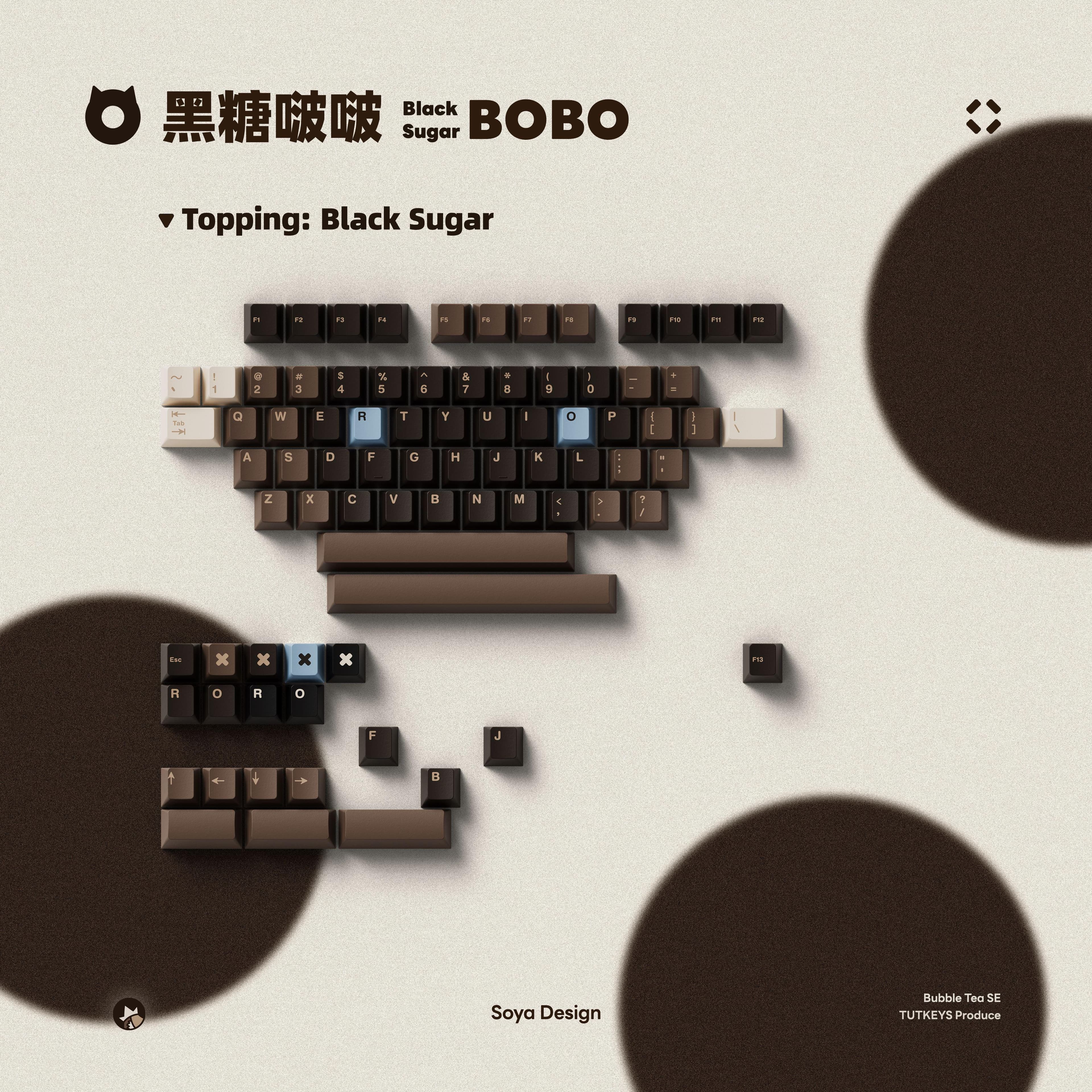 TUTKEYS Black Sugar Bobo Keycaps image 7