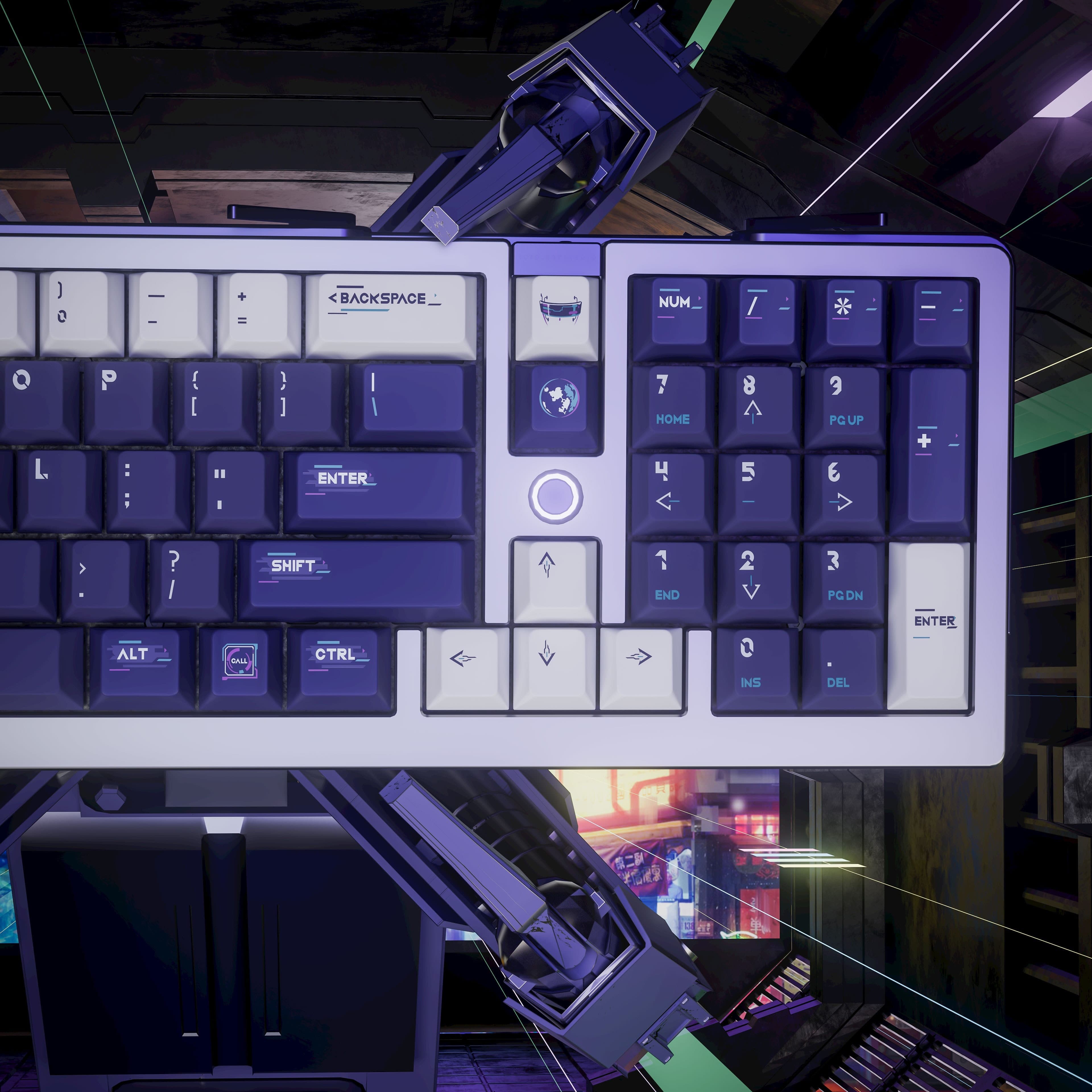 CreateKeebs Net Runner -cyberpunk style image 12