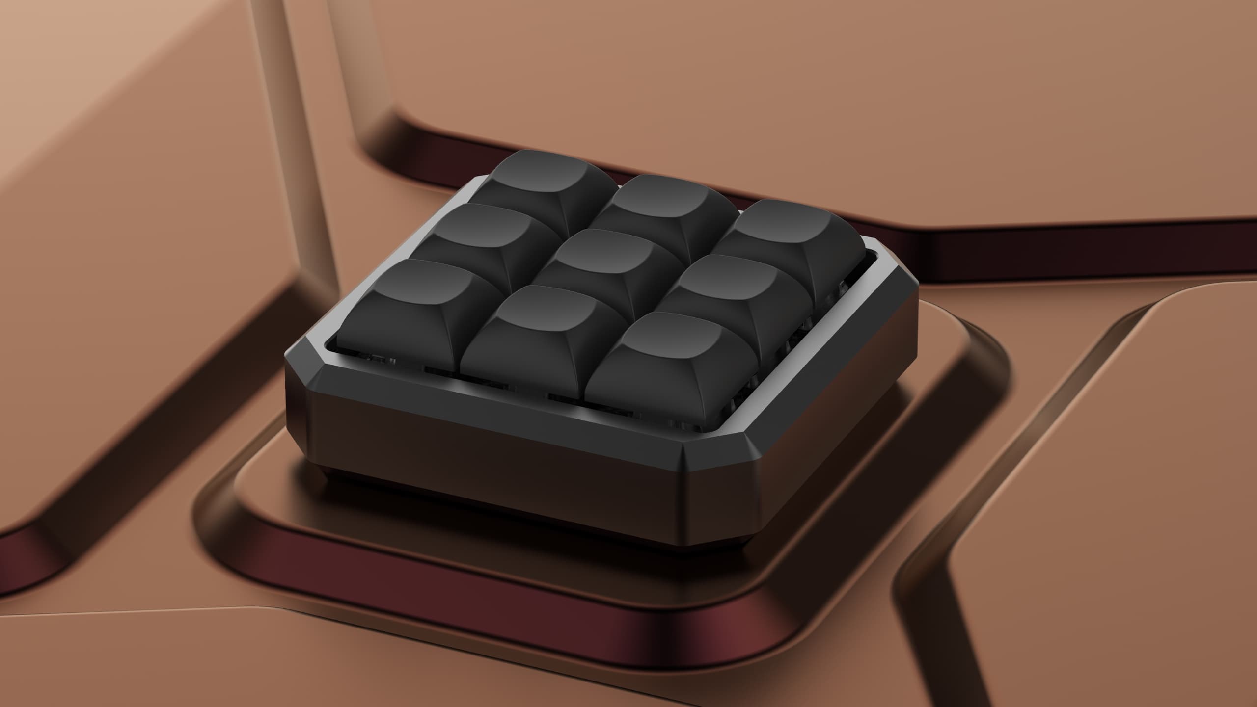 BINEPAD BN009 | 9 KEY MACROPAD | Round 2 | Carbon Fiber Plate image 11