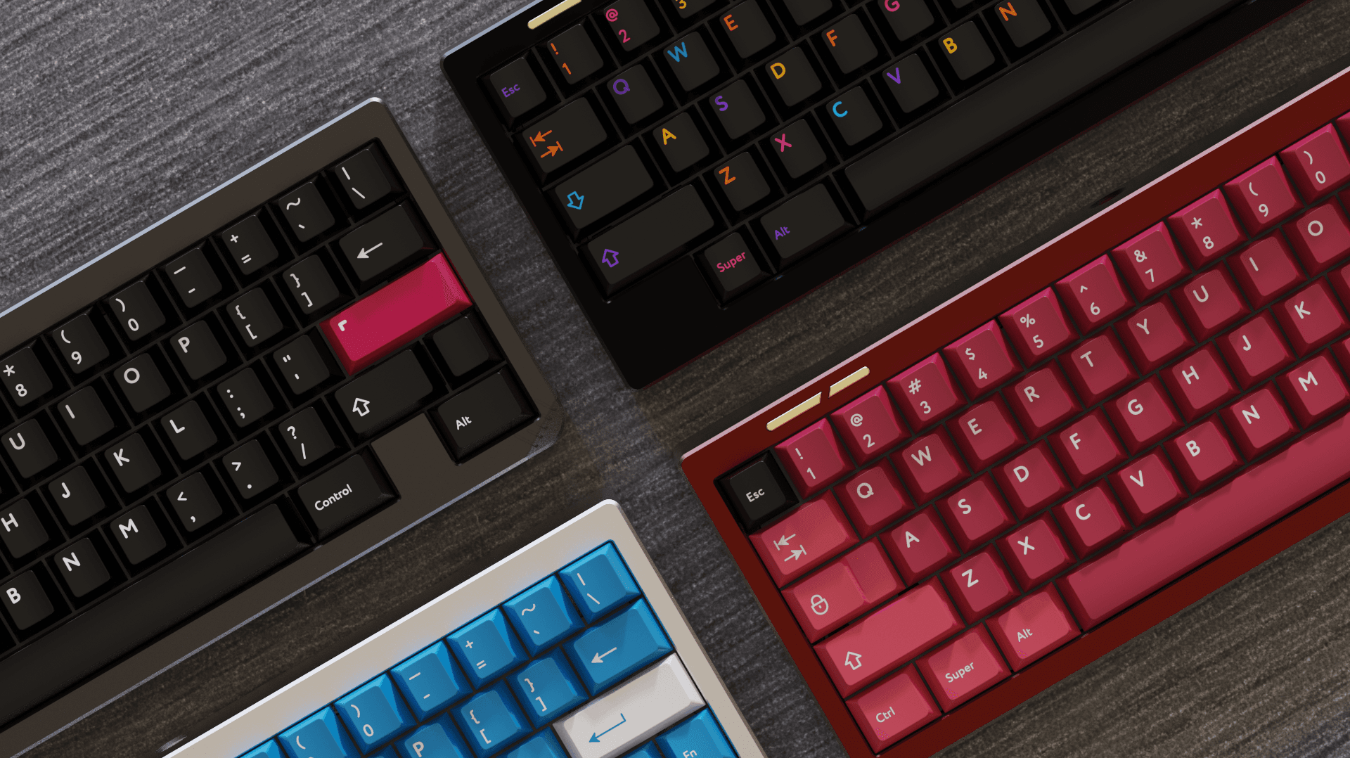 Tetrix 60 | PCB Gasket Mount 60%