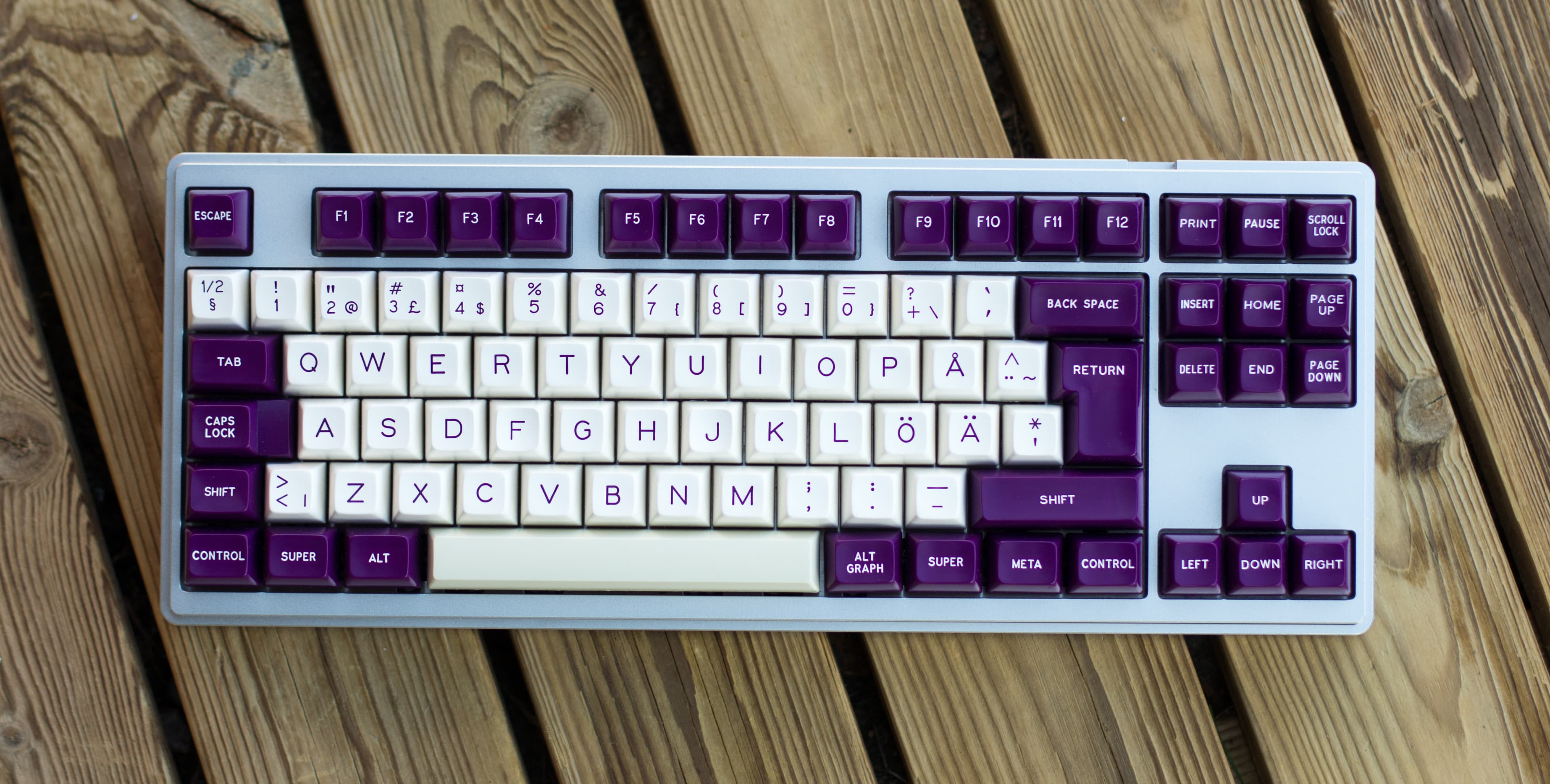 GMK Violet on Cream image 13