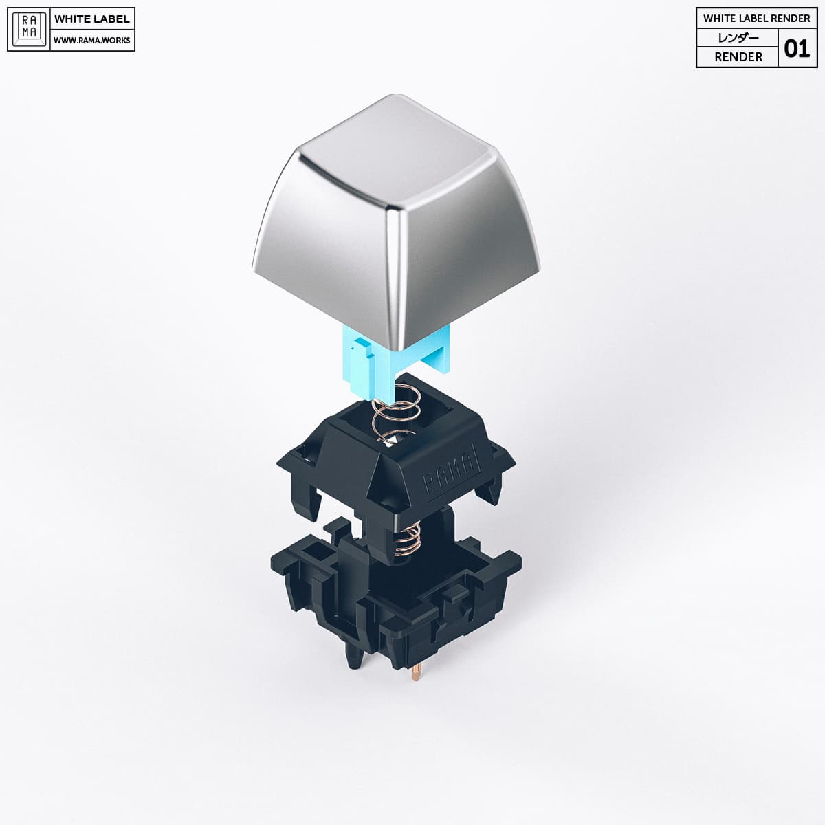 (RAMA WORKS x Invyr) Aluminium Keycaps SA Row 3 [Shipped!] image 4