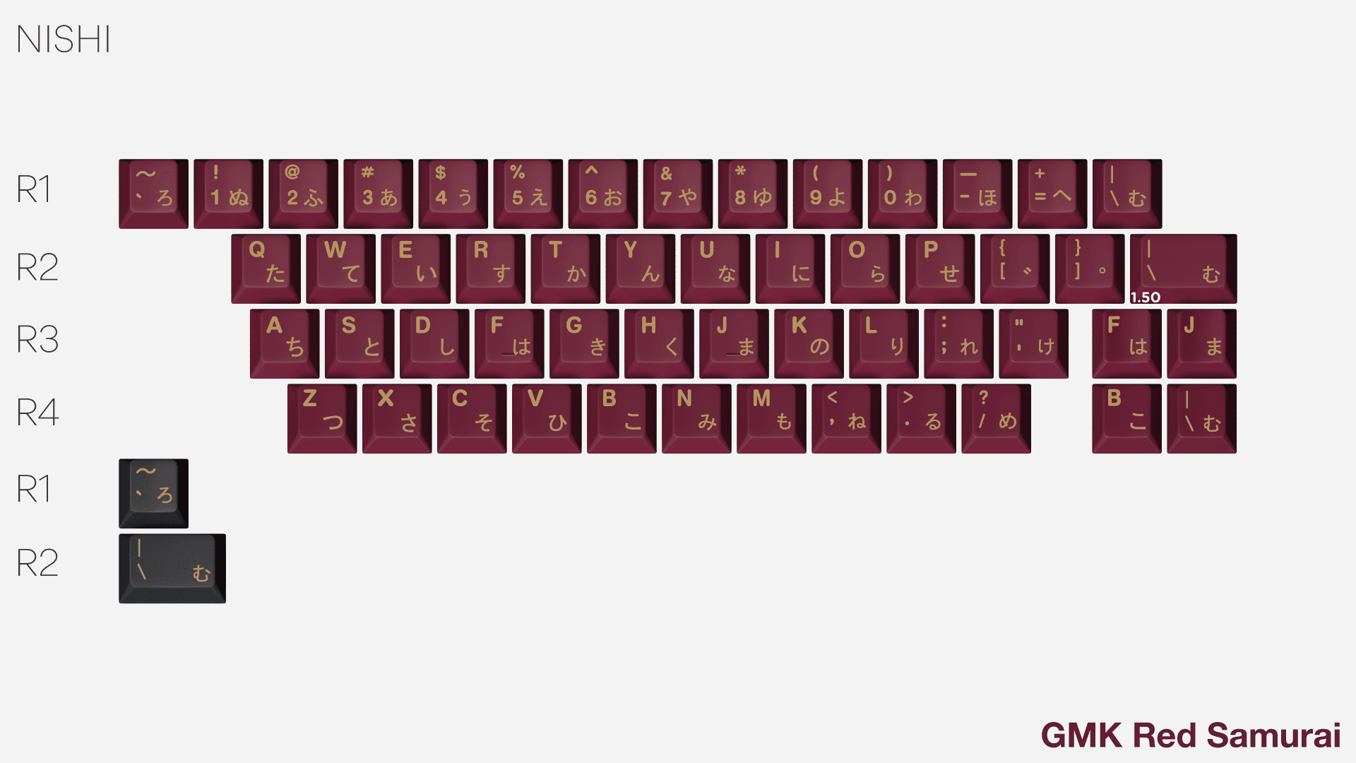 GMK Red & Blue Samurai (GB Closed) image 3