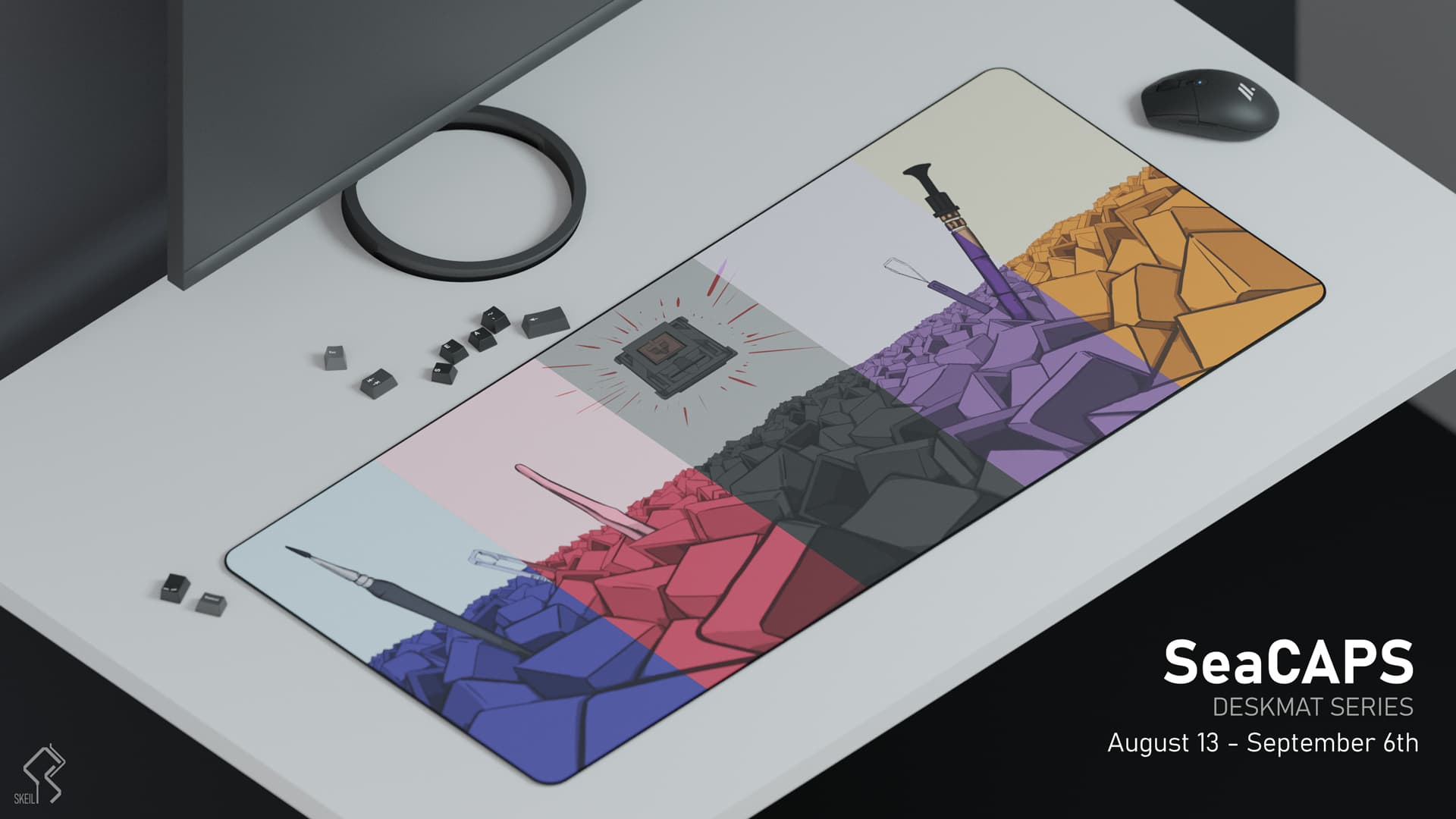 SeaCAPS Deskmat Series -- Numbers are up!