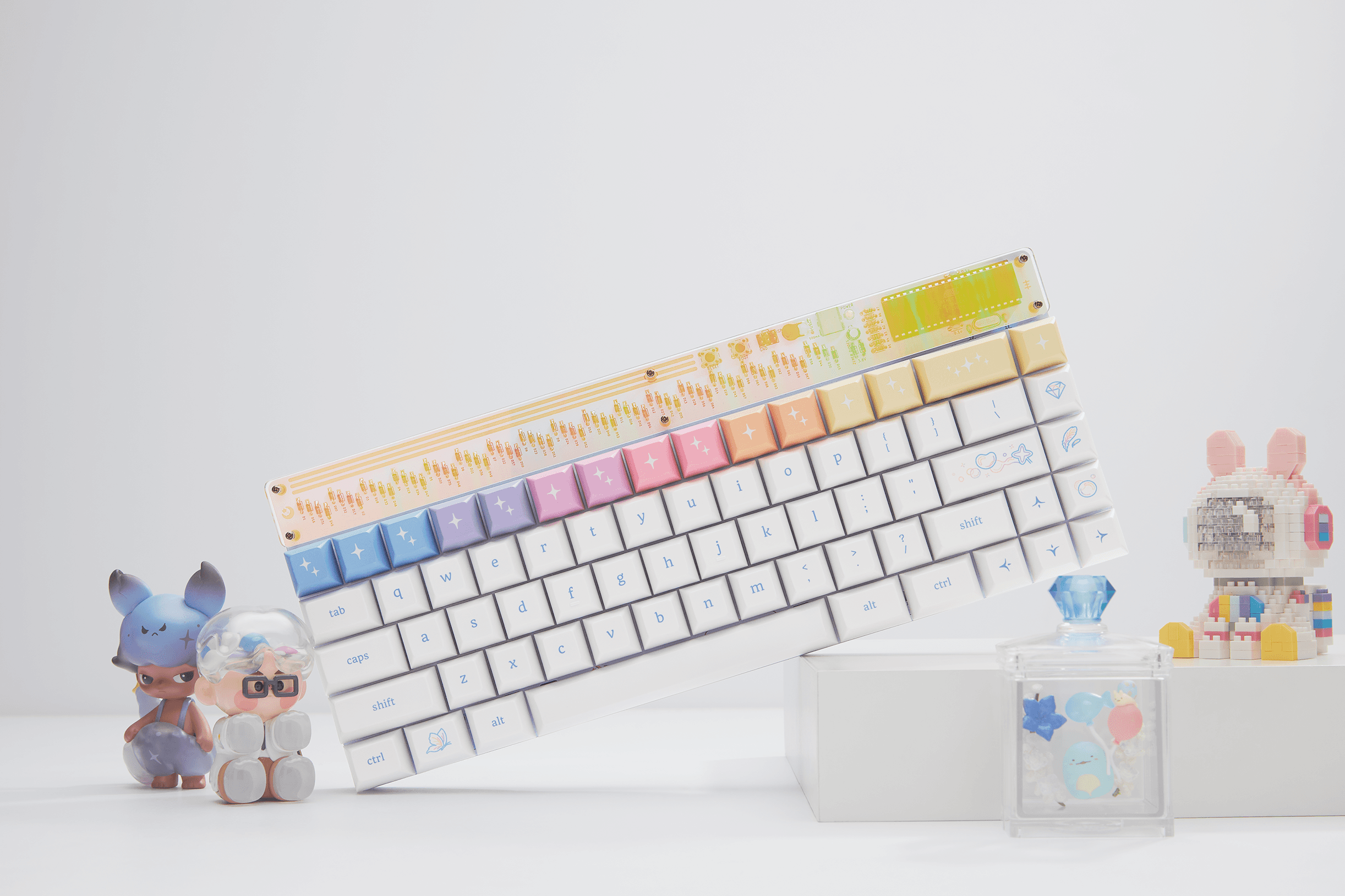 KAT Iridescent ✨ - update: deskmat designs!