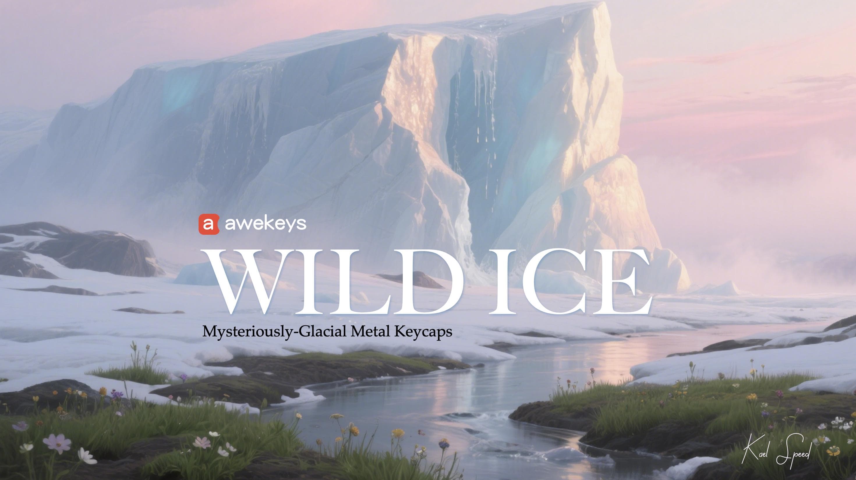 Awekeys Full Metal Keycaps Set: Wild Ice - Live Now