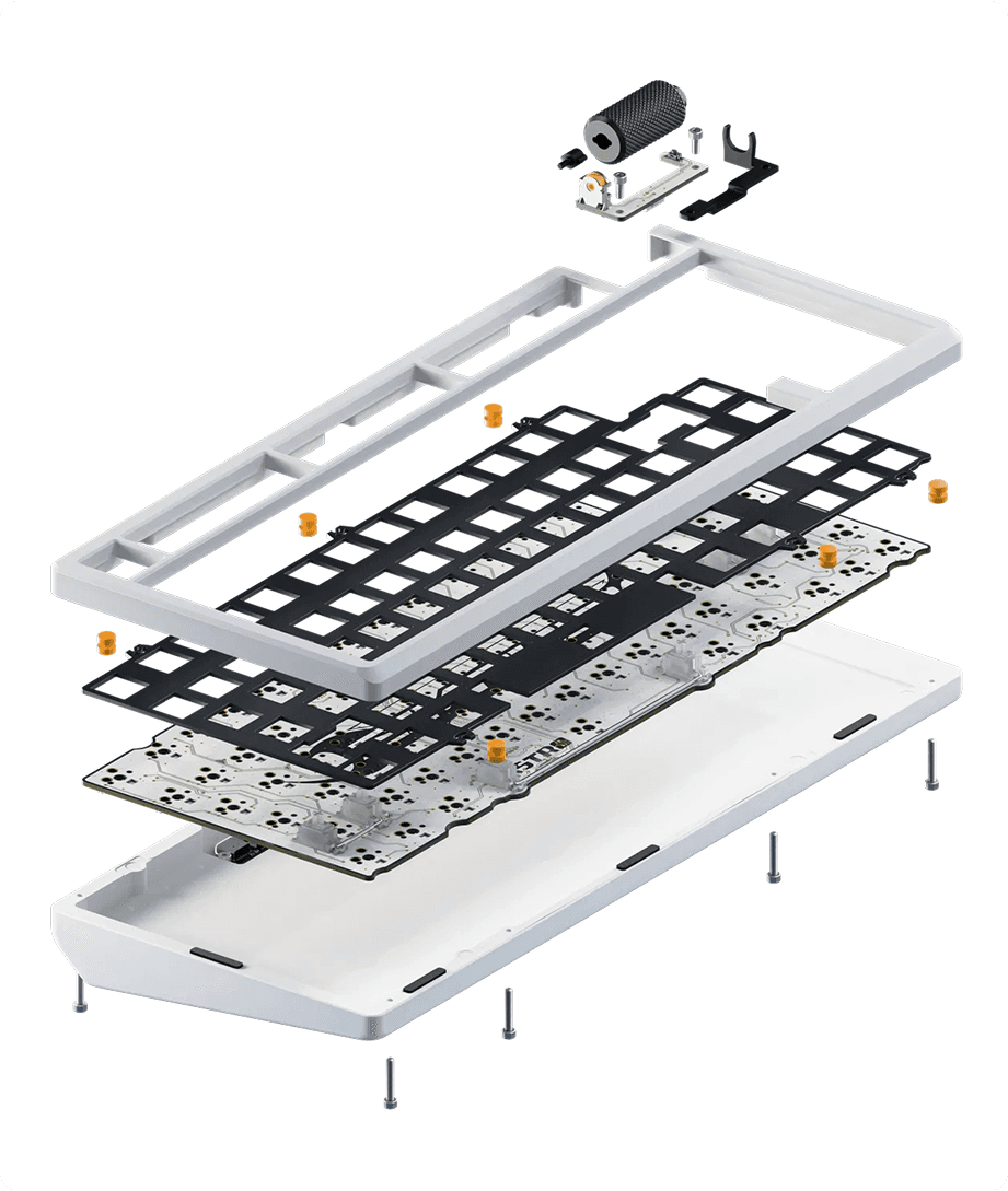 Simple 75 Keyboard - Volume Wheel, Hybrid PCB | Limited Group Buy image 11