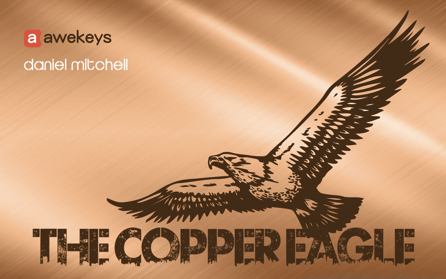 Awekeys Metal Keycaps Set | The Copper Eagle