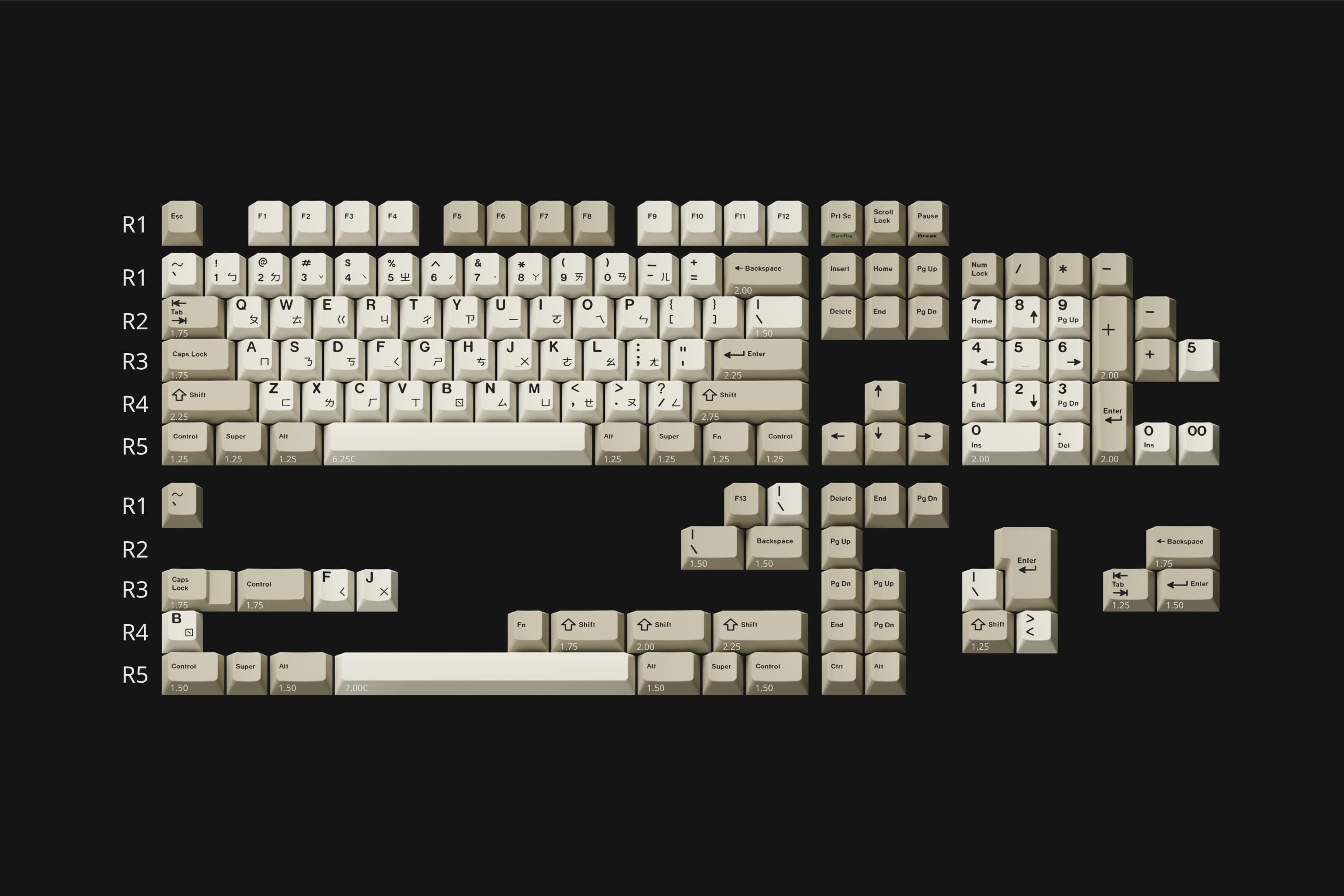 GMK Classic Retro Zhuyin (GB Closed) image 3