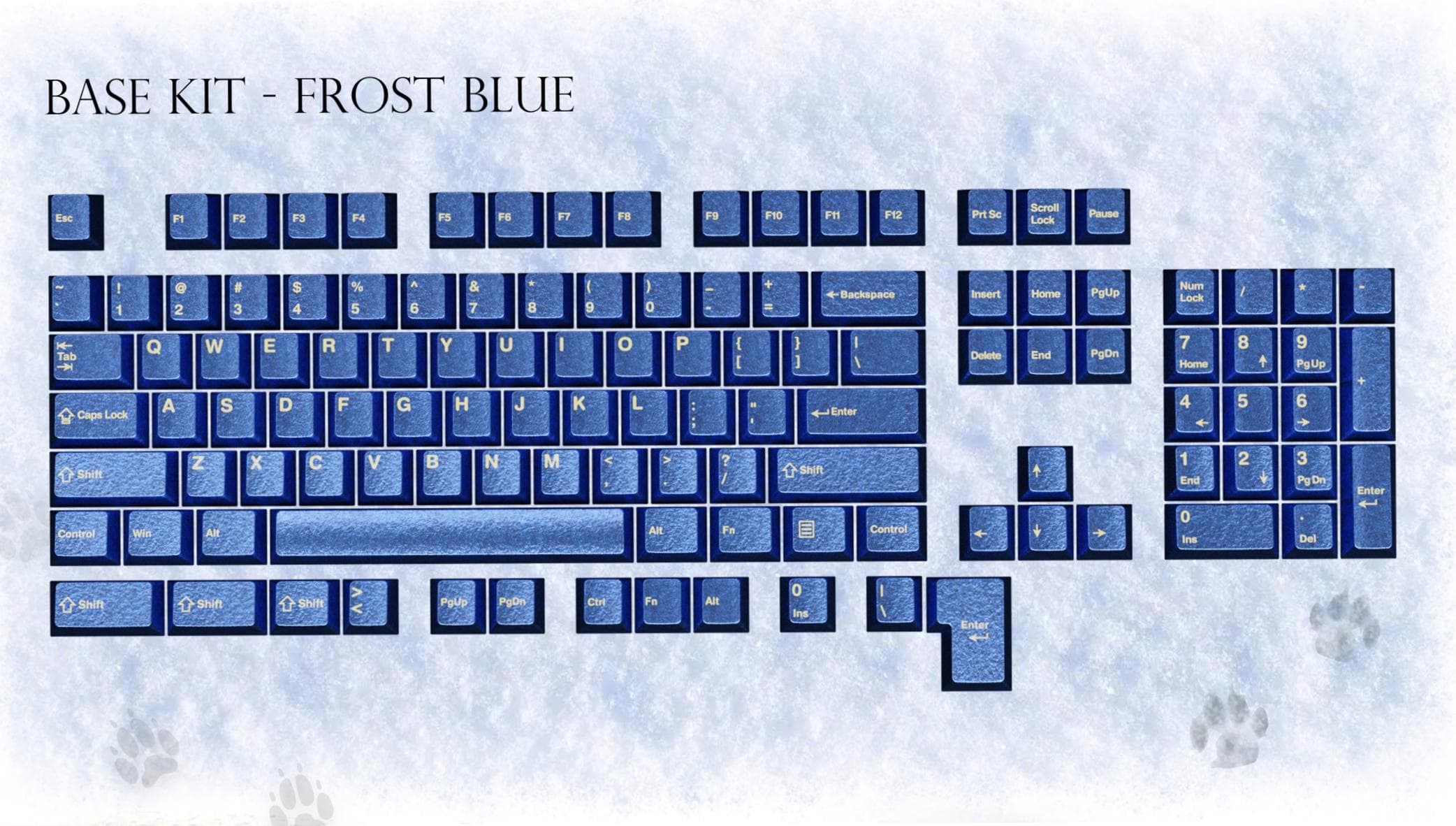 Awekeys Full Metal Keycaps Set: Wild Ice - Live Now image 3