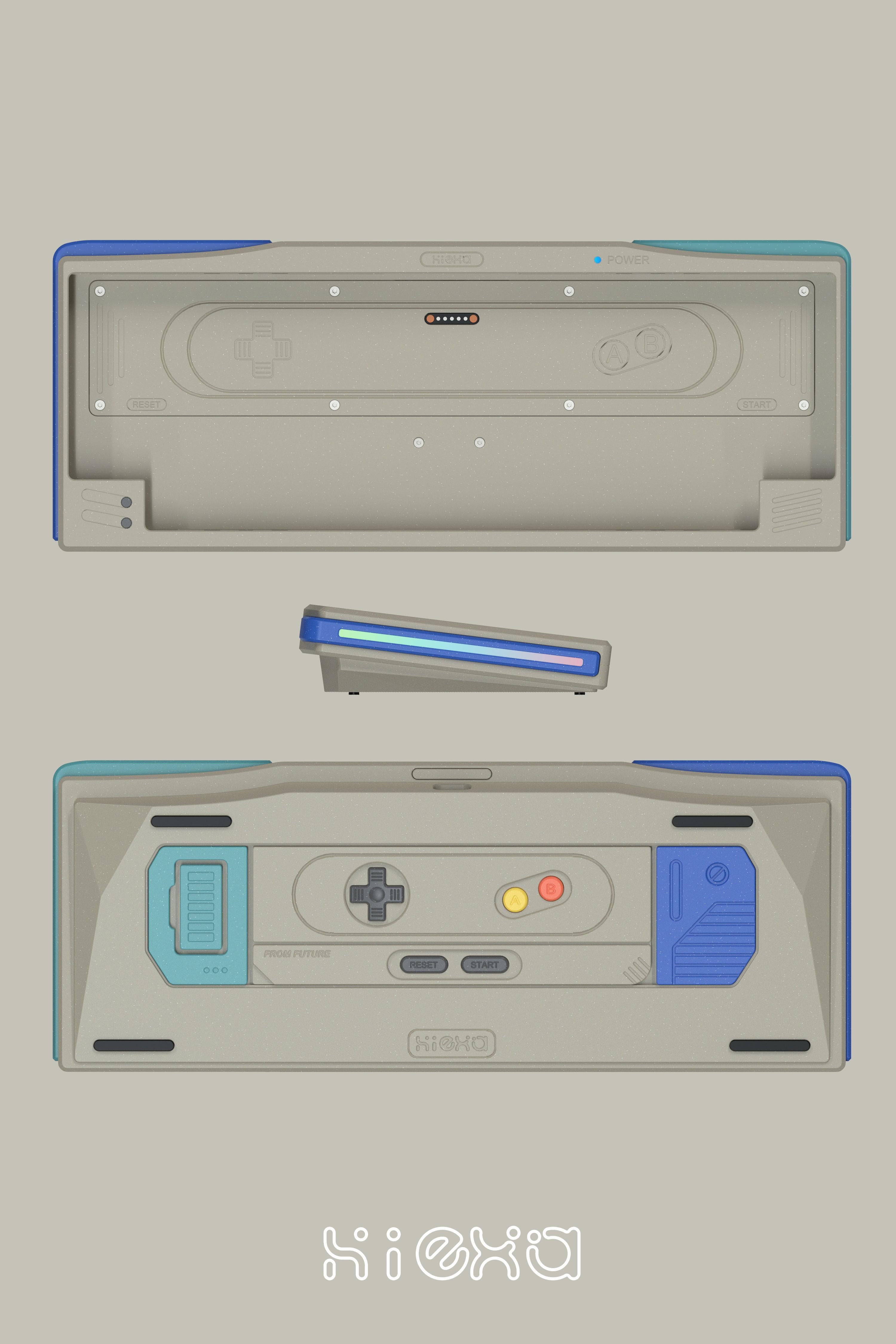 Hiexa G Series-G60 New Mounting, One Button Quick Disassembly Keyboard image 7