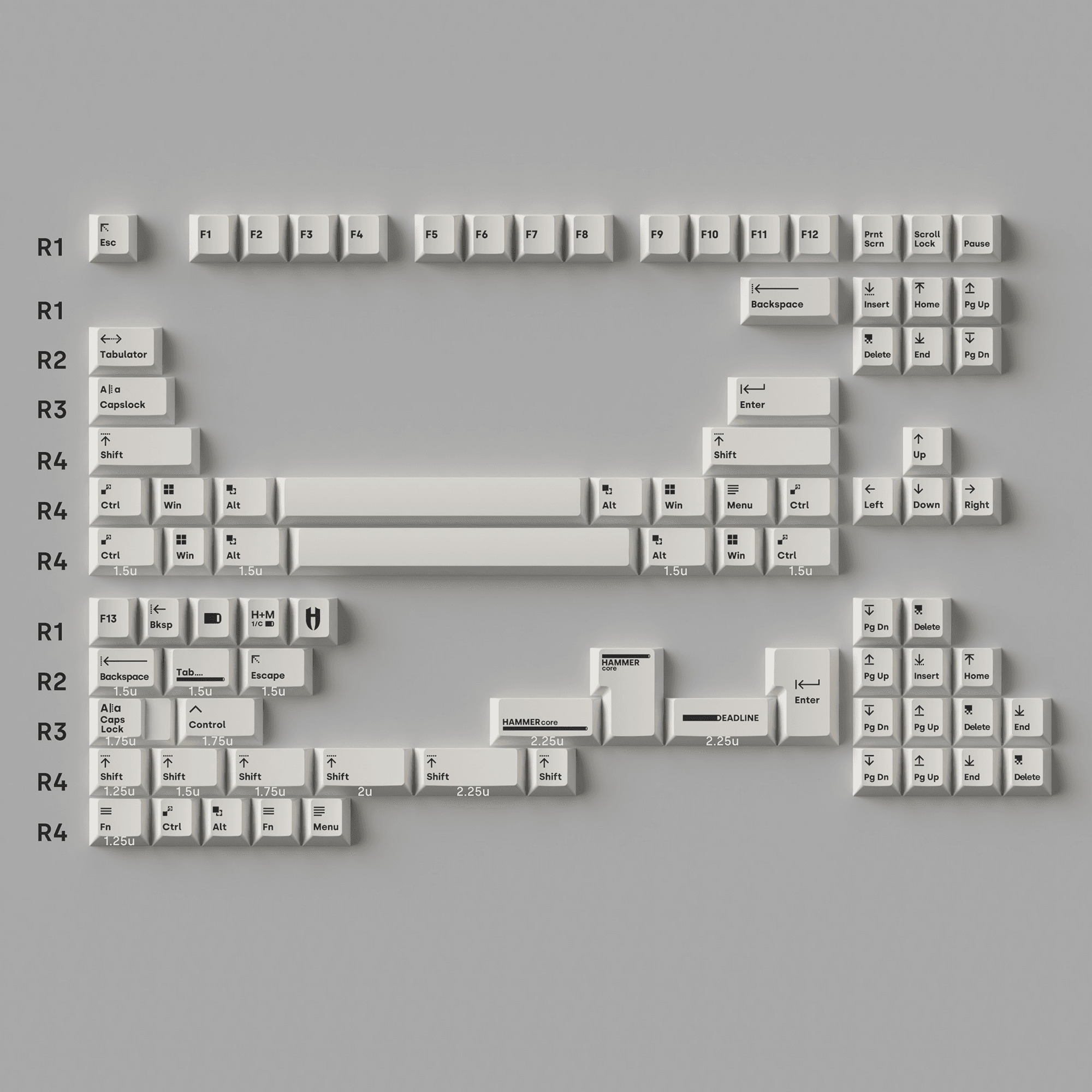 Deadline studio X Hammer works - HMC PBT keycaps image 6