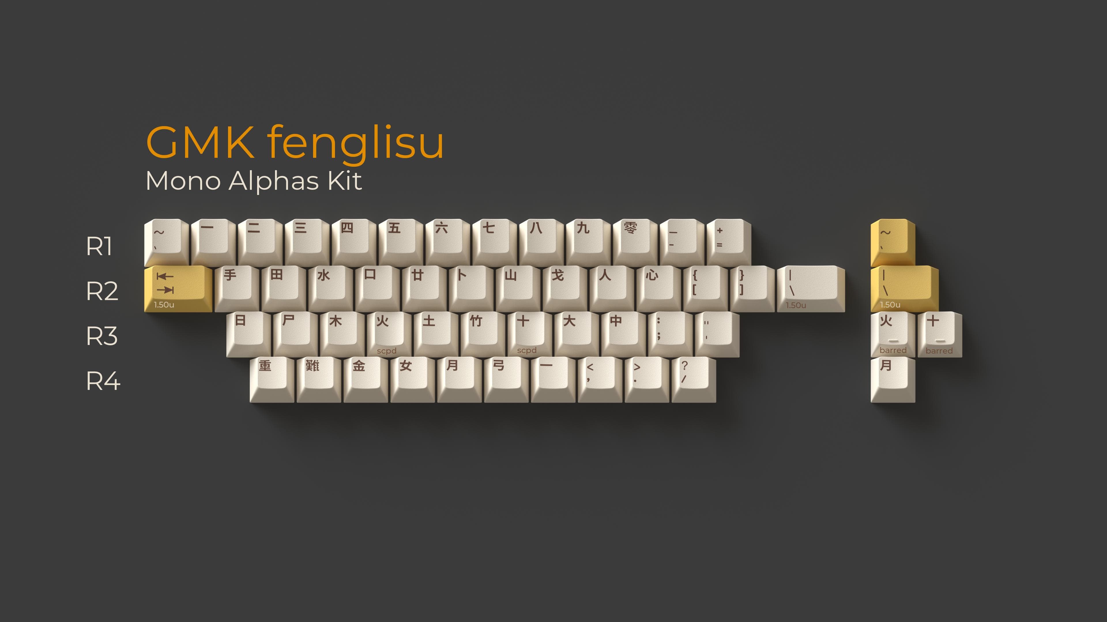 GMK fenglisu (鳳梨酥) | GB Closed | Colour samples approved image 54
