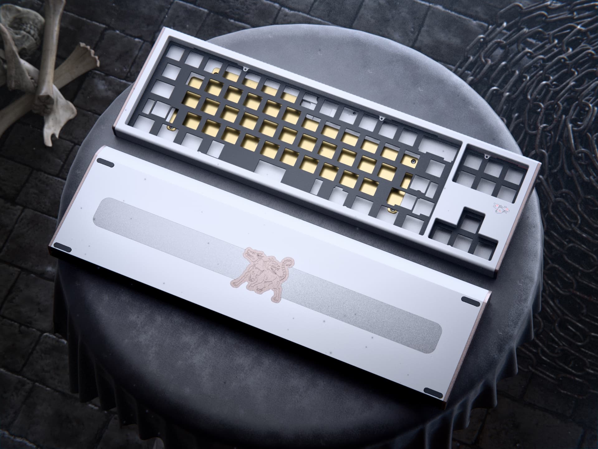 Cerberus FRL TKL Keyboard - With Glowing Eyes! image 23