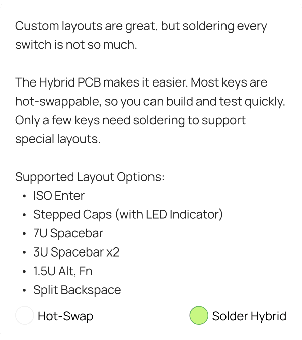 Simple 75 Keyboard - Volume Wheel, Hybrid PCB | Limited Group Buy image 8