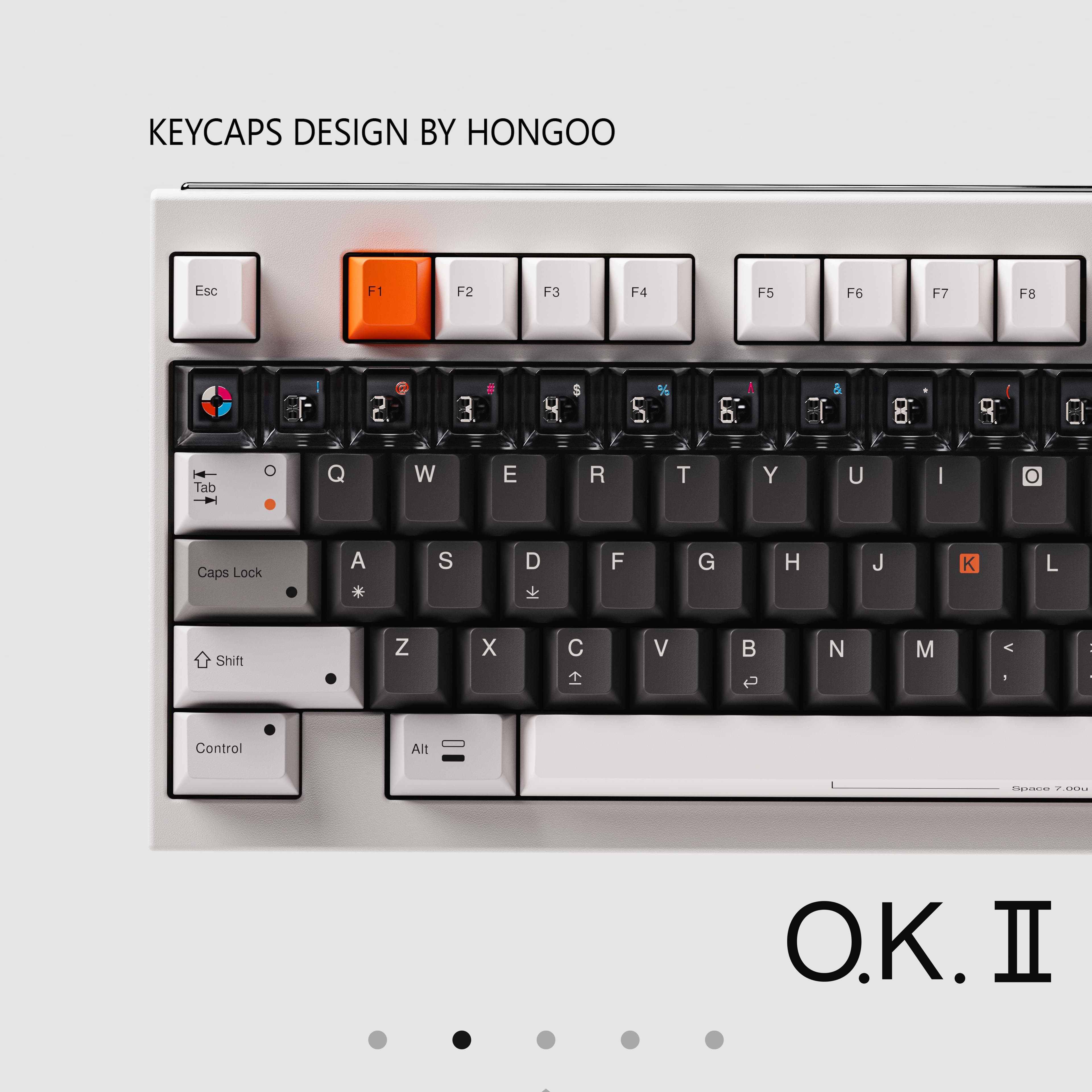 PBT O.K. Ⅱ Keycap series image 4