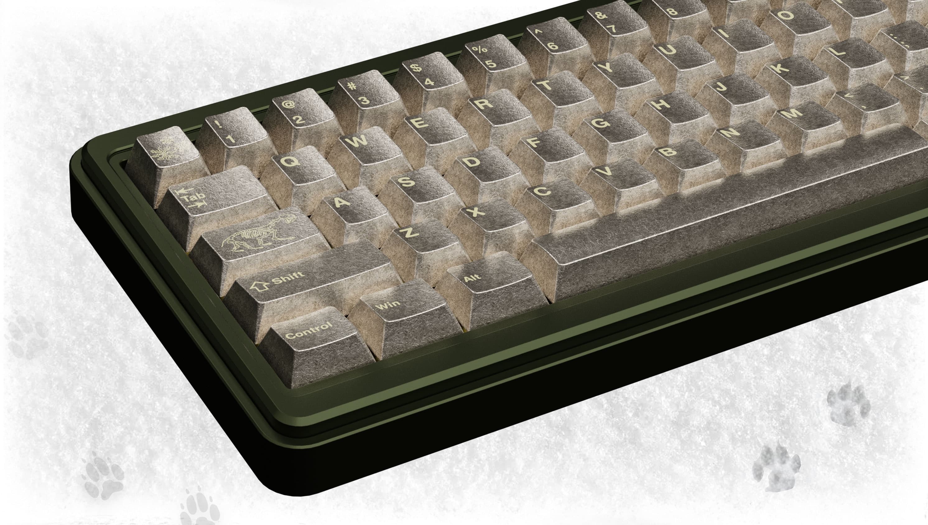 Awekeys Full Metal Keycaps Set: Wild Ice - Live Now image 17
