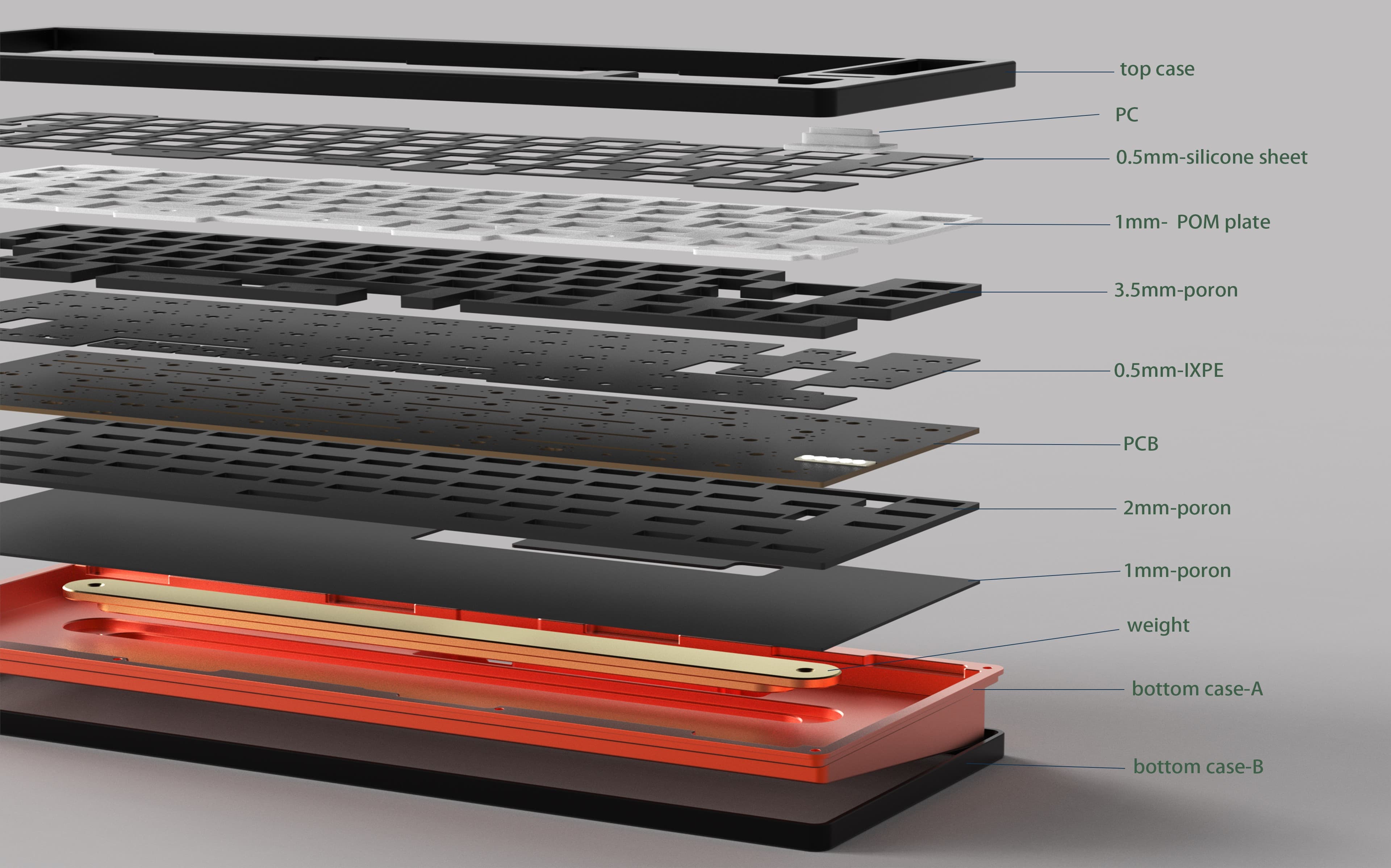 Wind x65 - a beginner friendly 65% with all new IXPE switch foam image 17