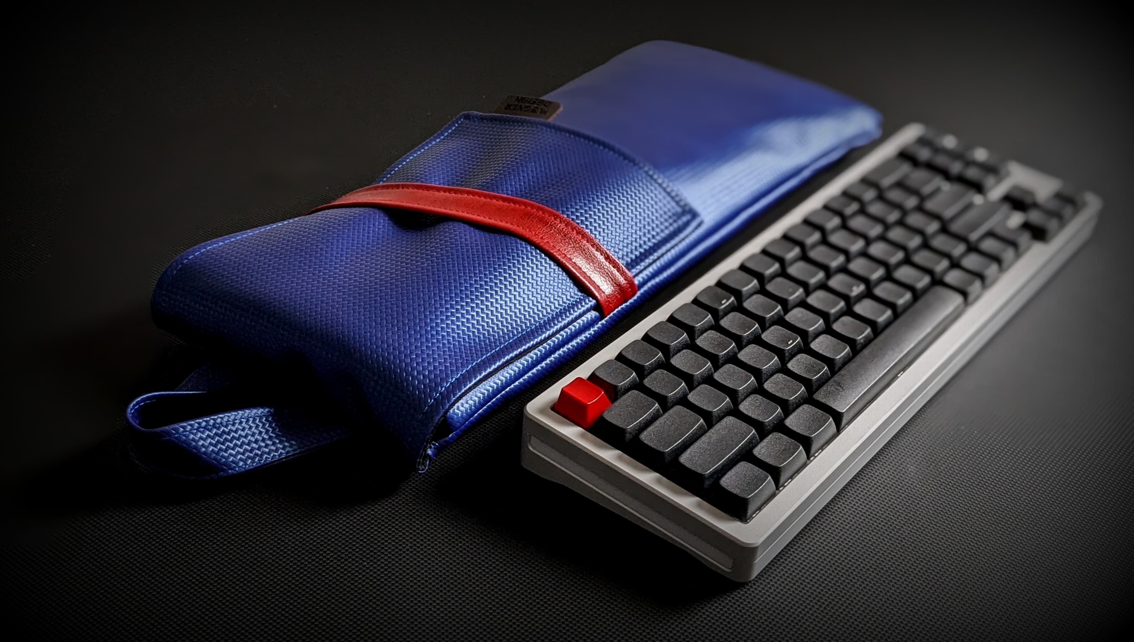 Handmade Premium Keyboard Bags - Carbon Blue image 4
