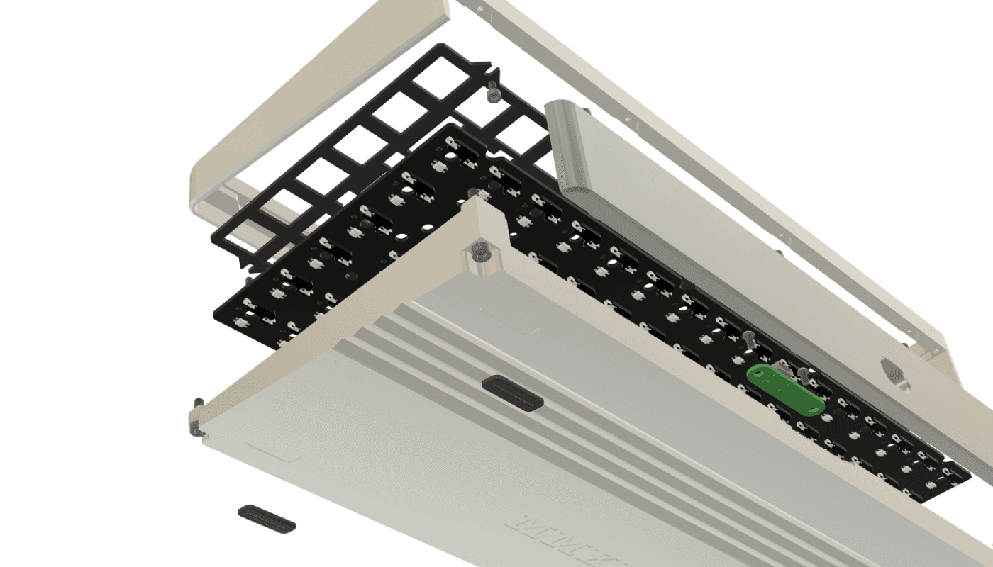 Untitled No. 1 - compact 75%, top mount, ISO & ANSI RGB hotswap keyboard image 6