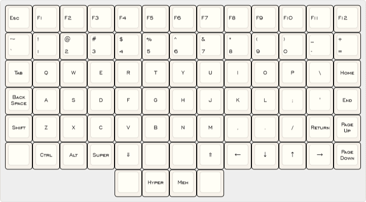 BTY-80 - A Through-hole Orthogonal TKL Keyboard with a Thumb Cluster image 7