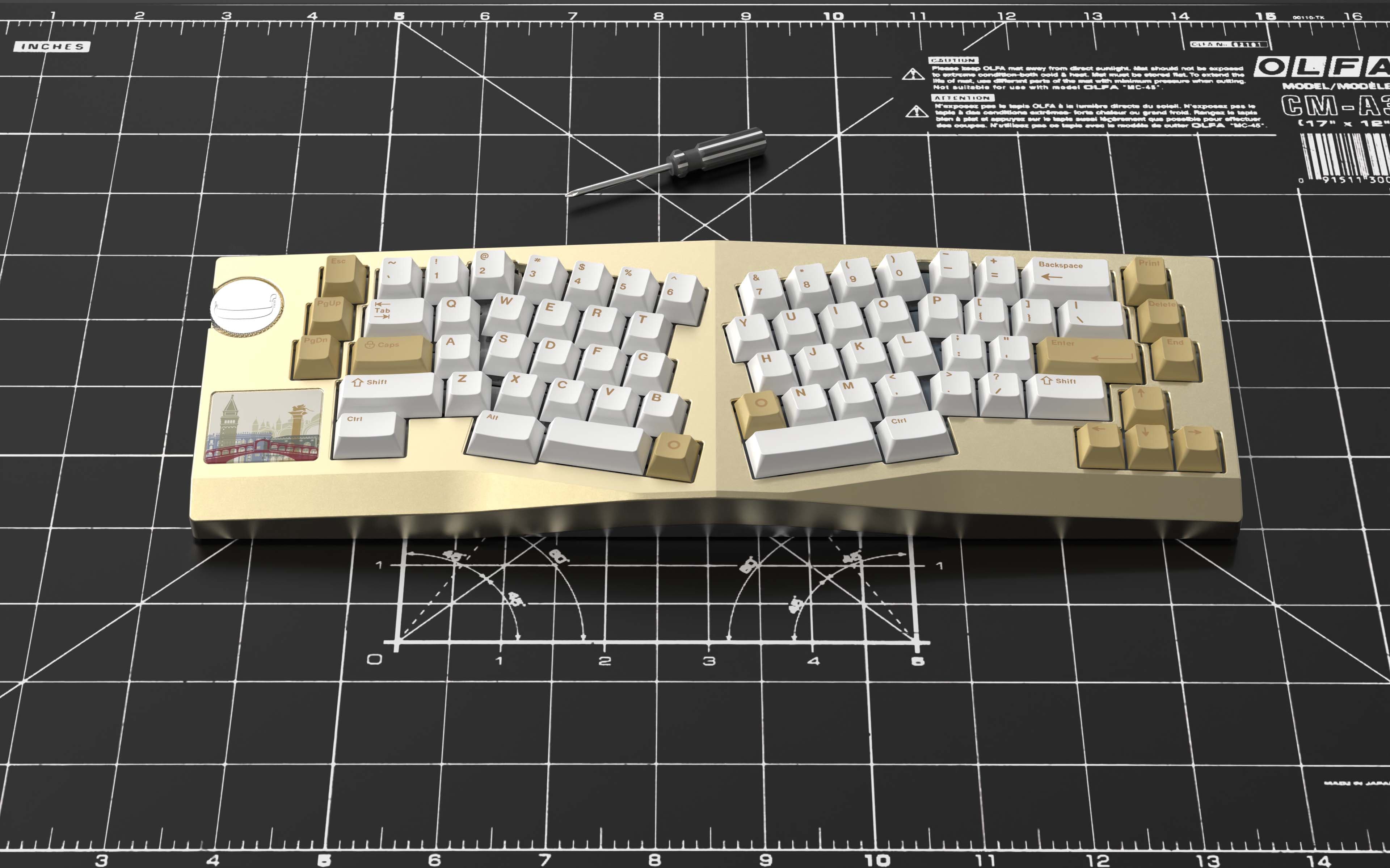 Venice Rialto-Tented ergo,new layout keyboard from Createkeebs image 13