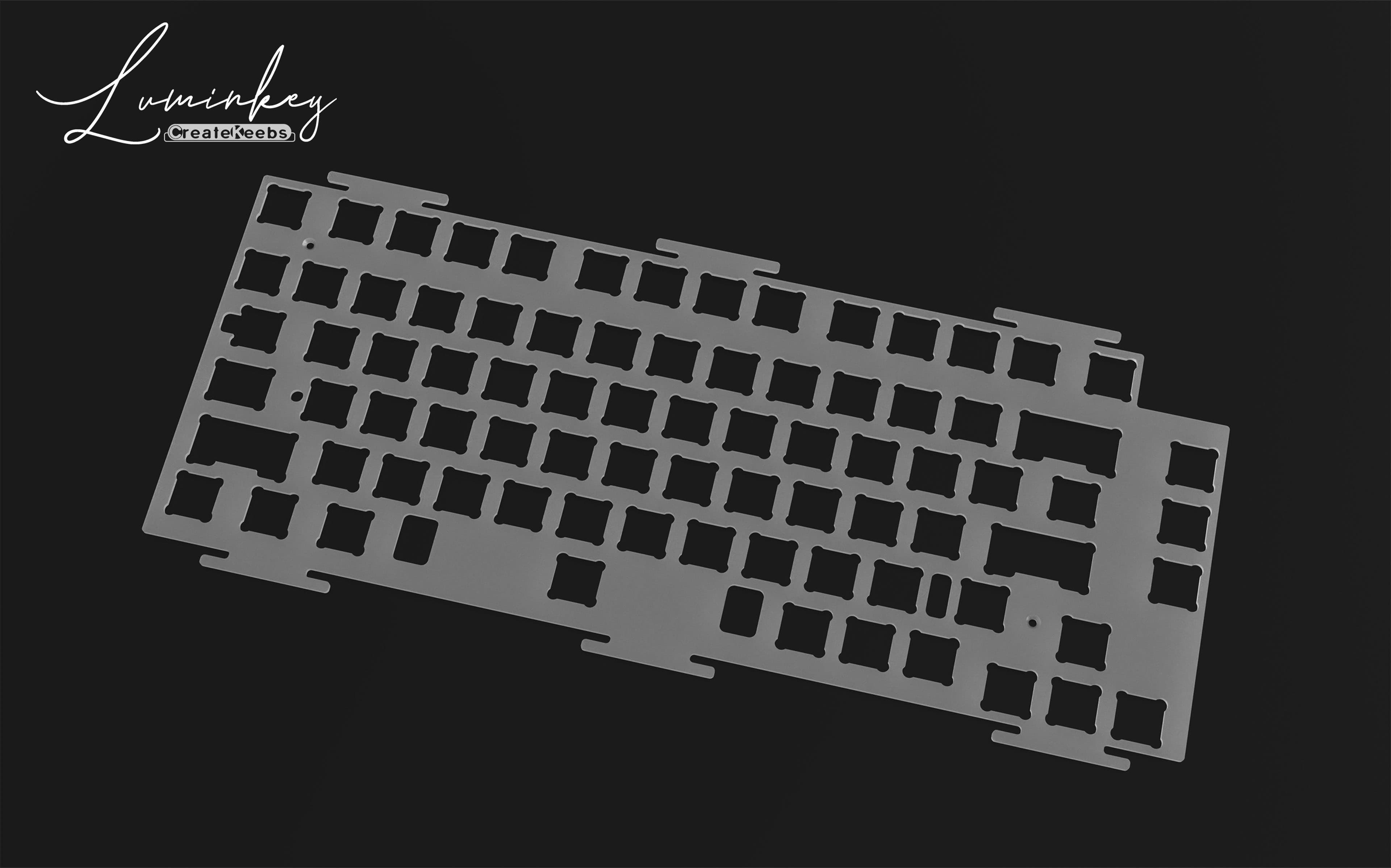 Createkeebs LuminKey75-TKL, VIAL, Gasket mount, Hot-swap, 75% keyborad image 17