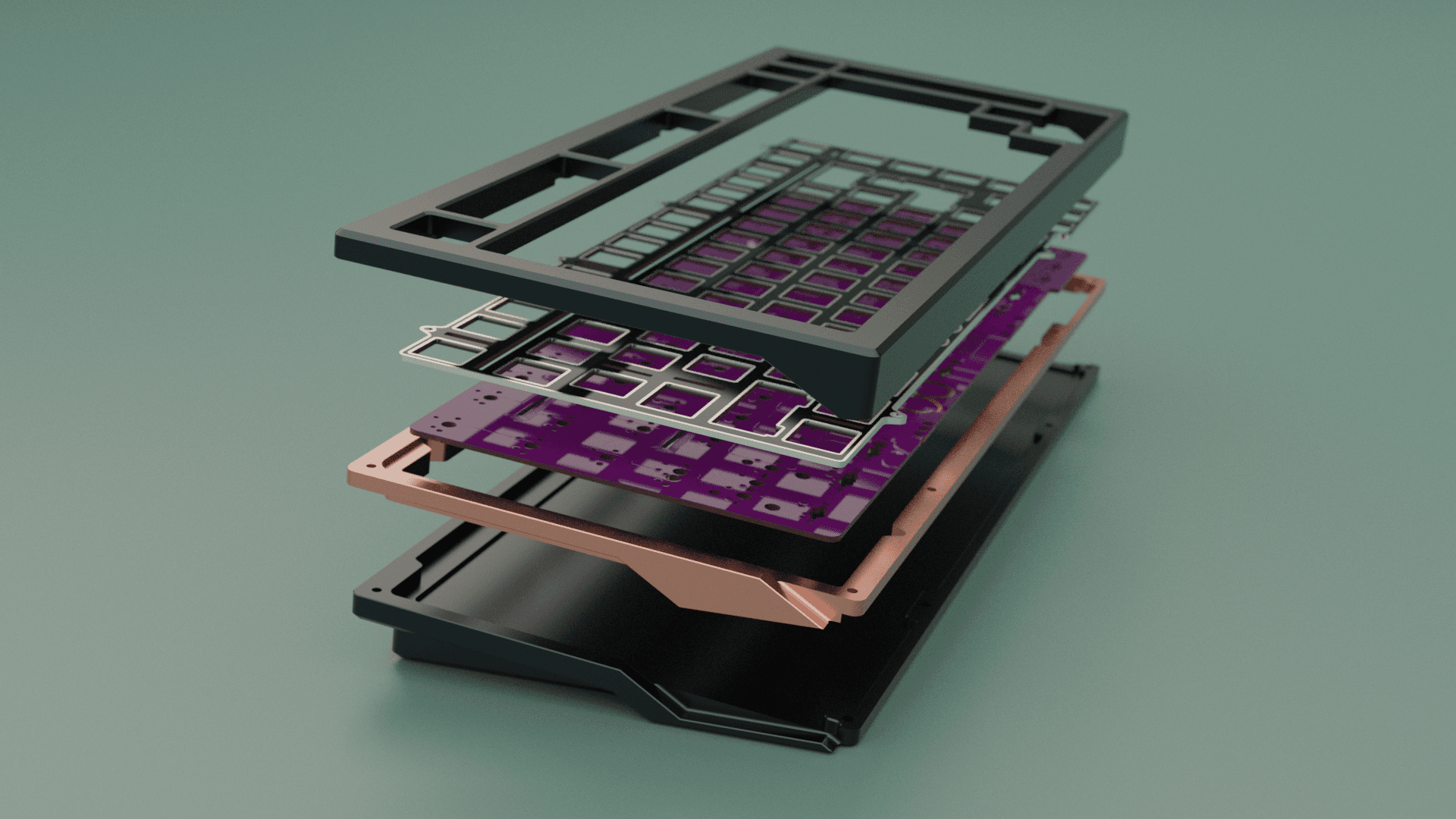 Anjheos Unit-00 -"Mugen" | 75% Top Mount Keyboard (Updated 01-27-2022) image 13