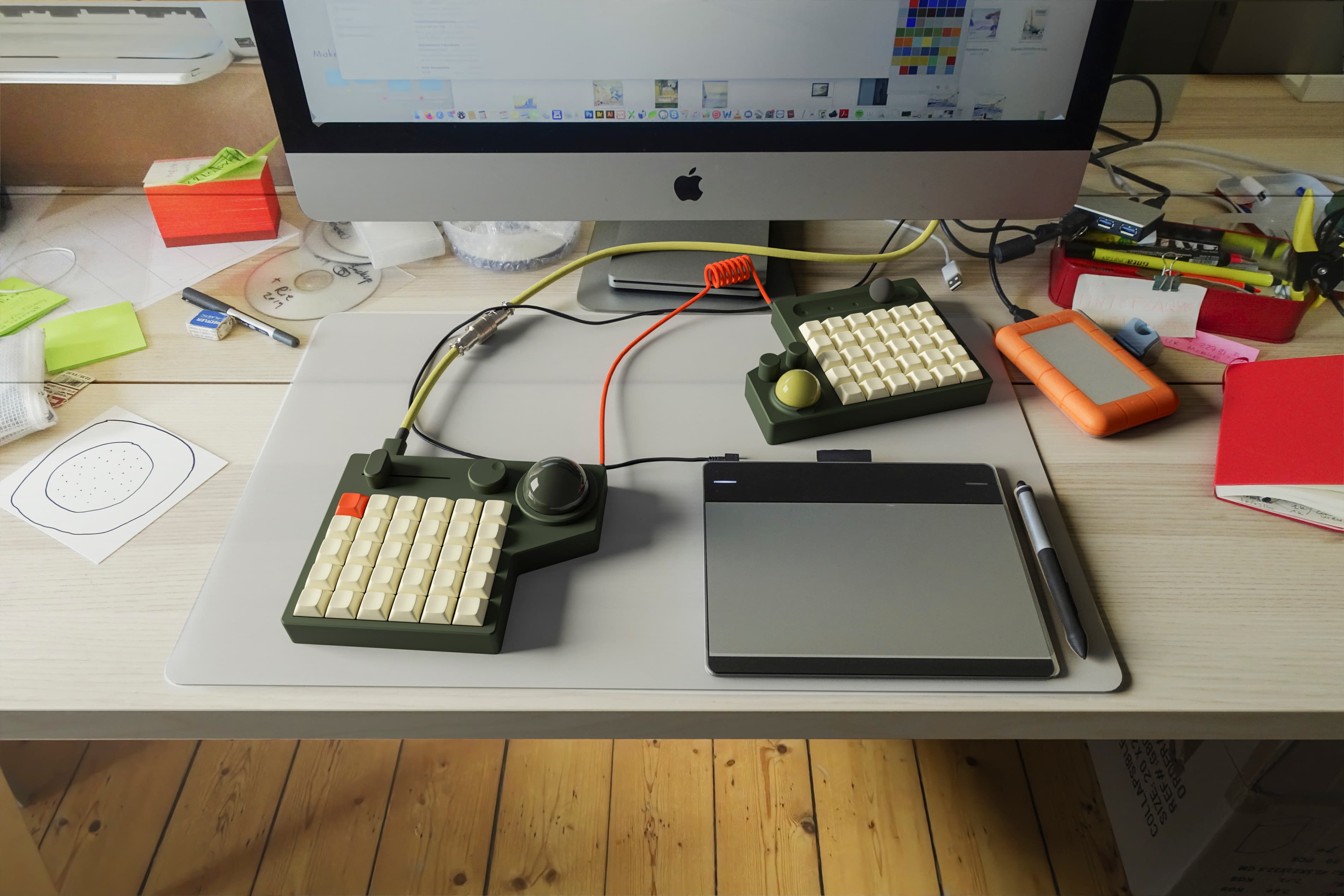 OPERATOR | A split ortho mechanical keyboard for Photo retouching image 3