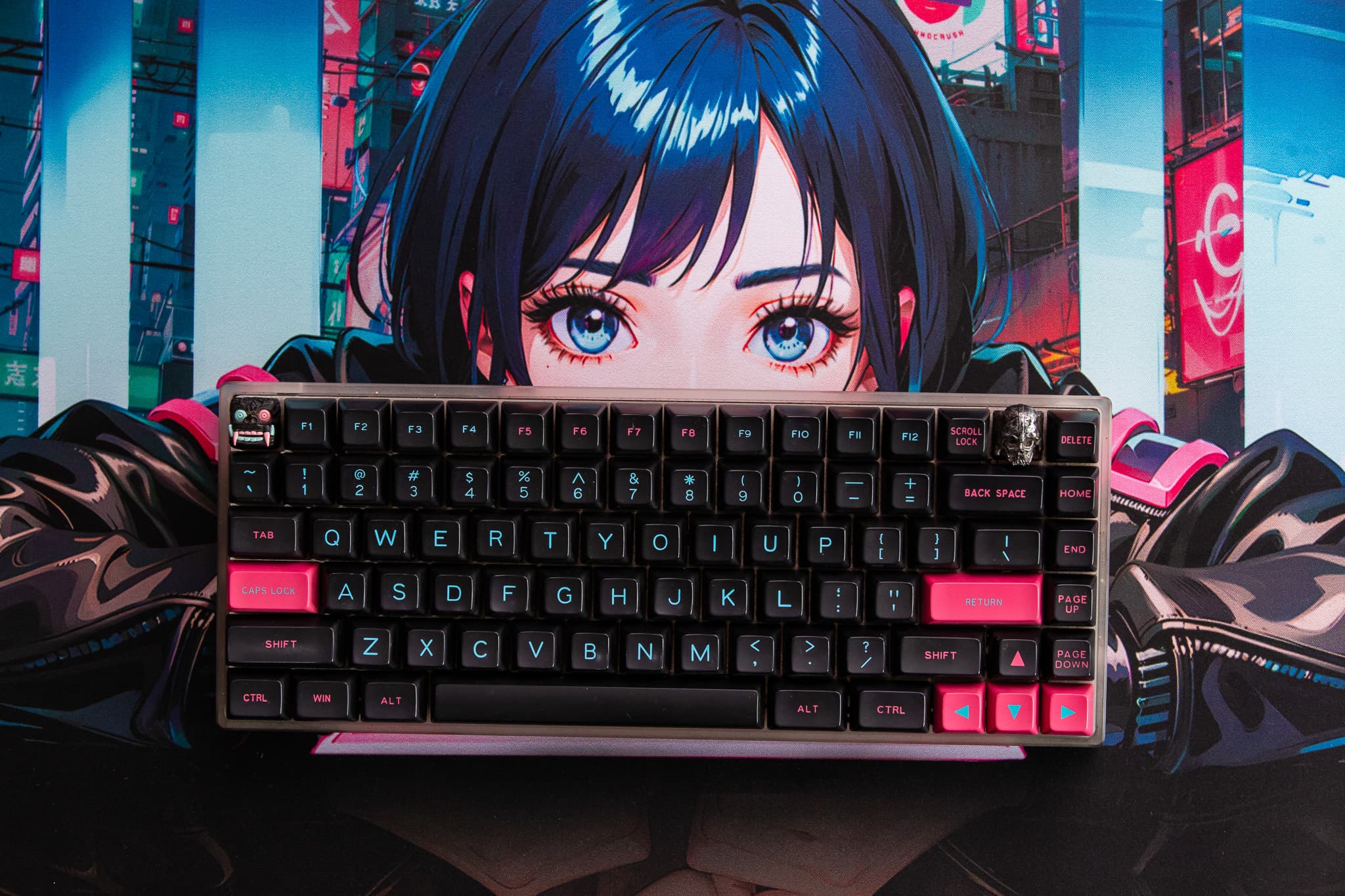 MOTOKO 90s Anime Retro Techno Deskmat (With Prototype) image 3