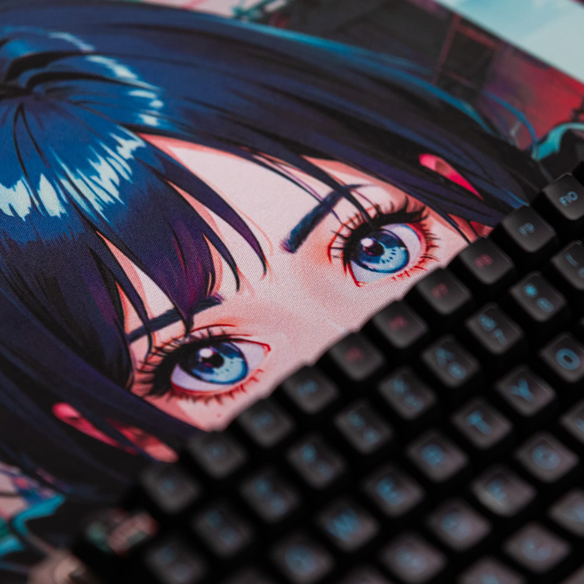 MOTOKO 90s Anime Retro Techno Deskmat (With Prototype) image 4