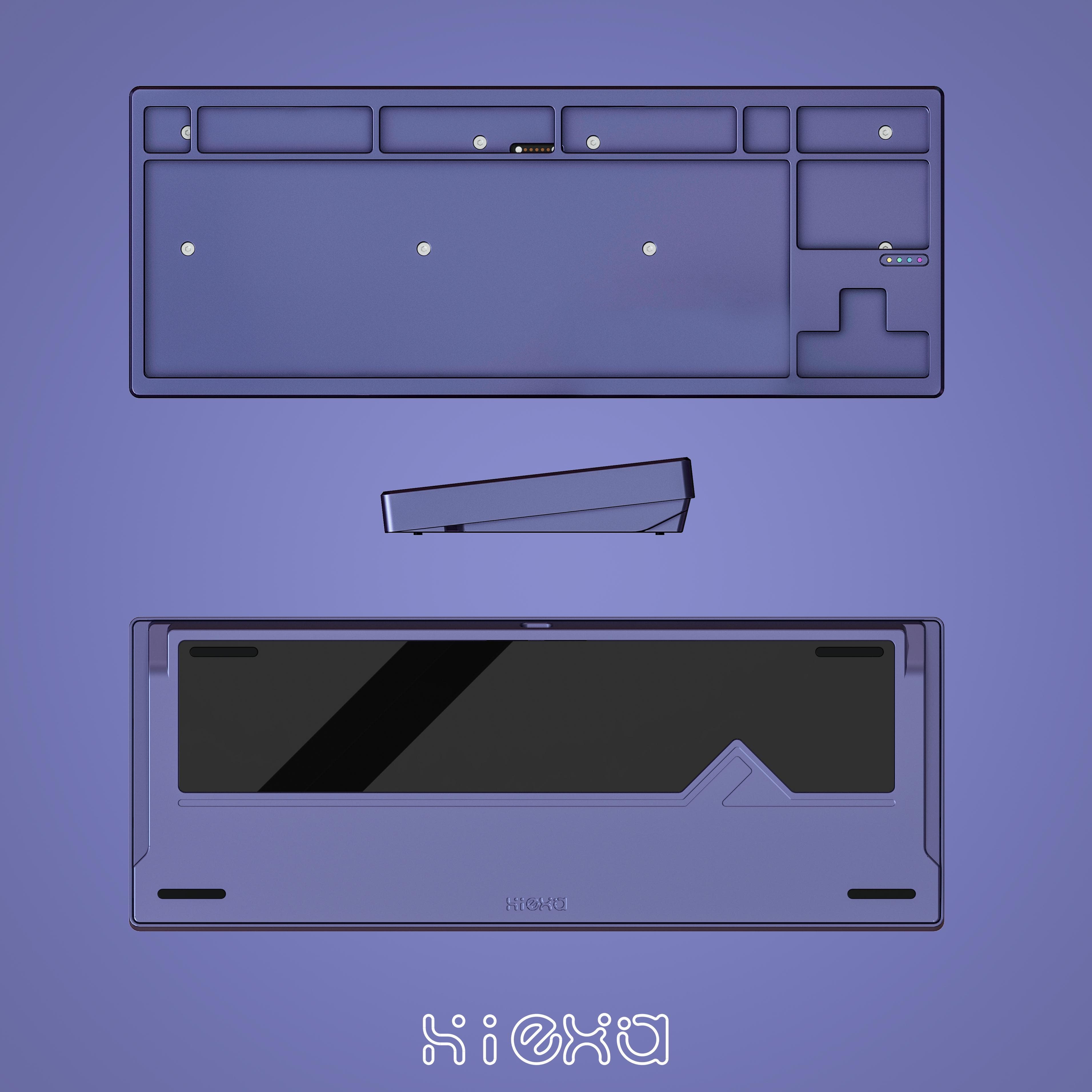 Hiexa V80&VPad----Ball Catch Magnetic Connector Tri-mode Custom Keyboard image 2