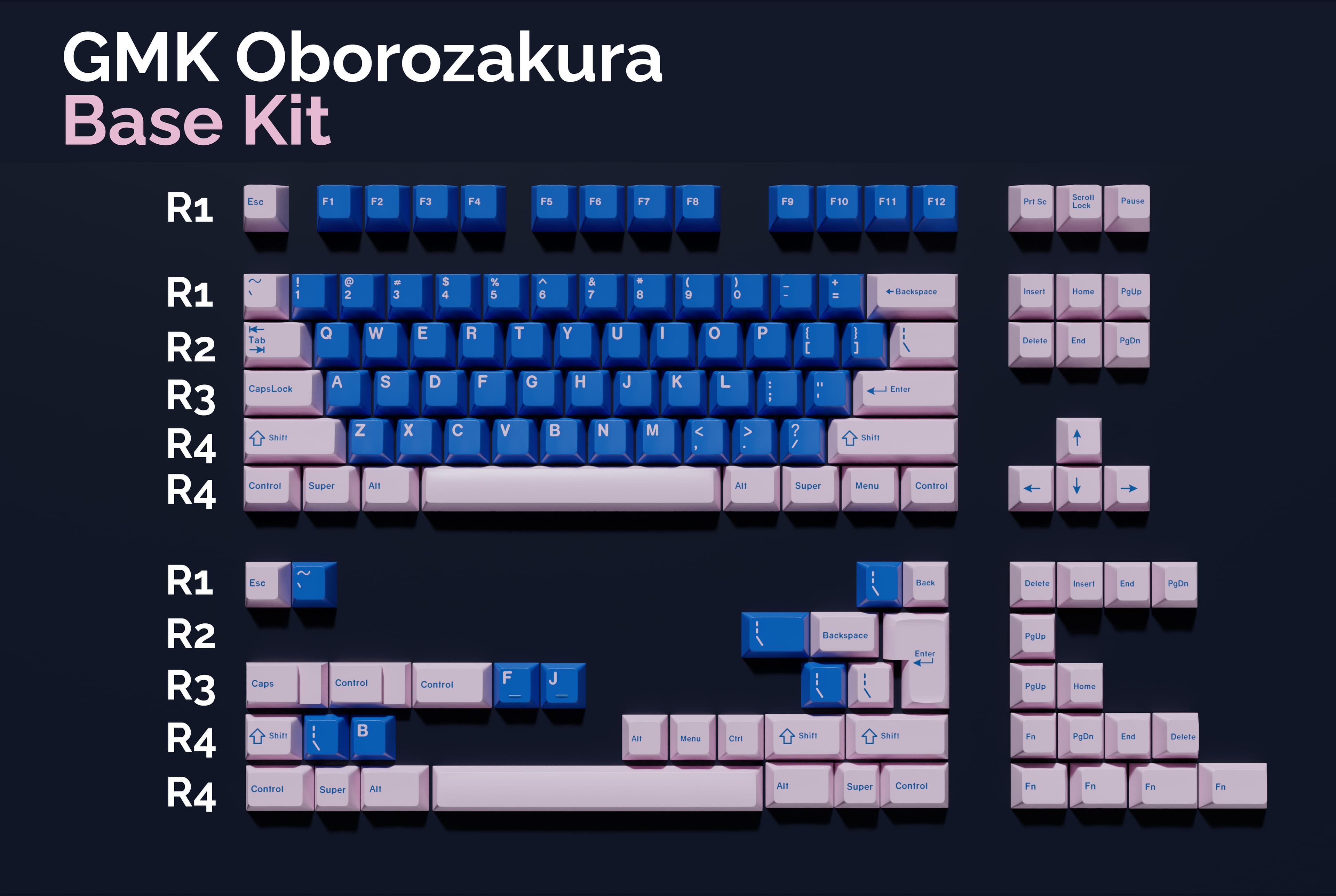 GMK Oborozakura Keycaps [22/4/2021 : Update on Renders and Kits] image 22