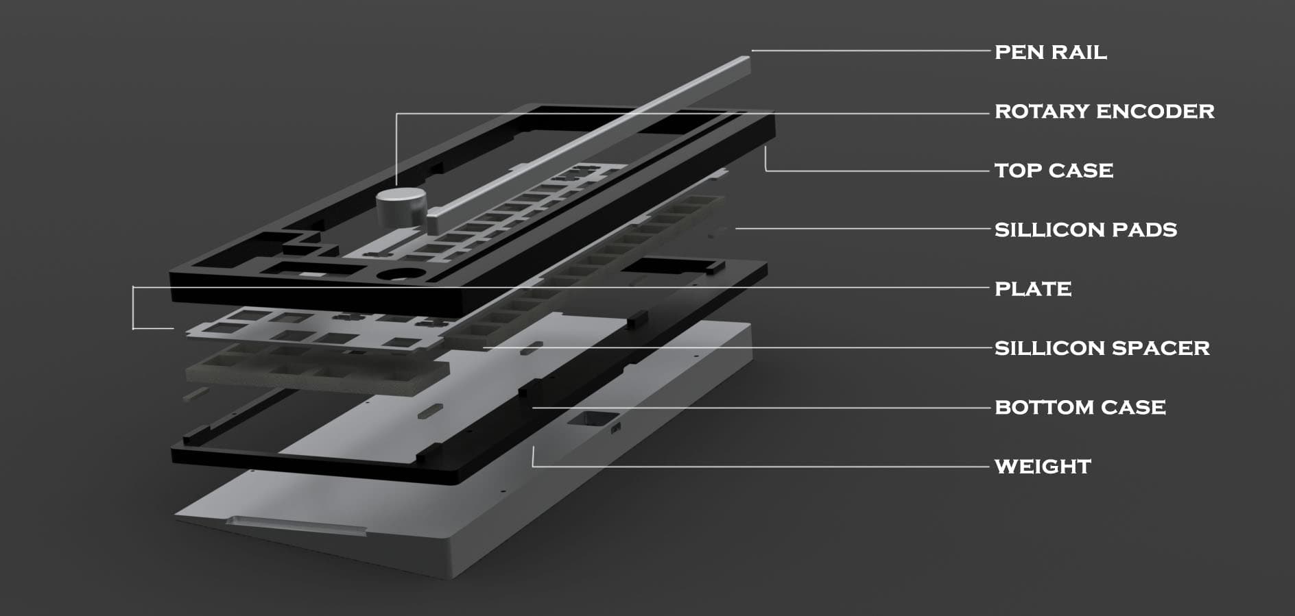 Bahrnob 65: Gasket Mounted 65% Keyboard image 5