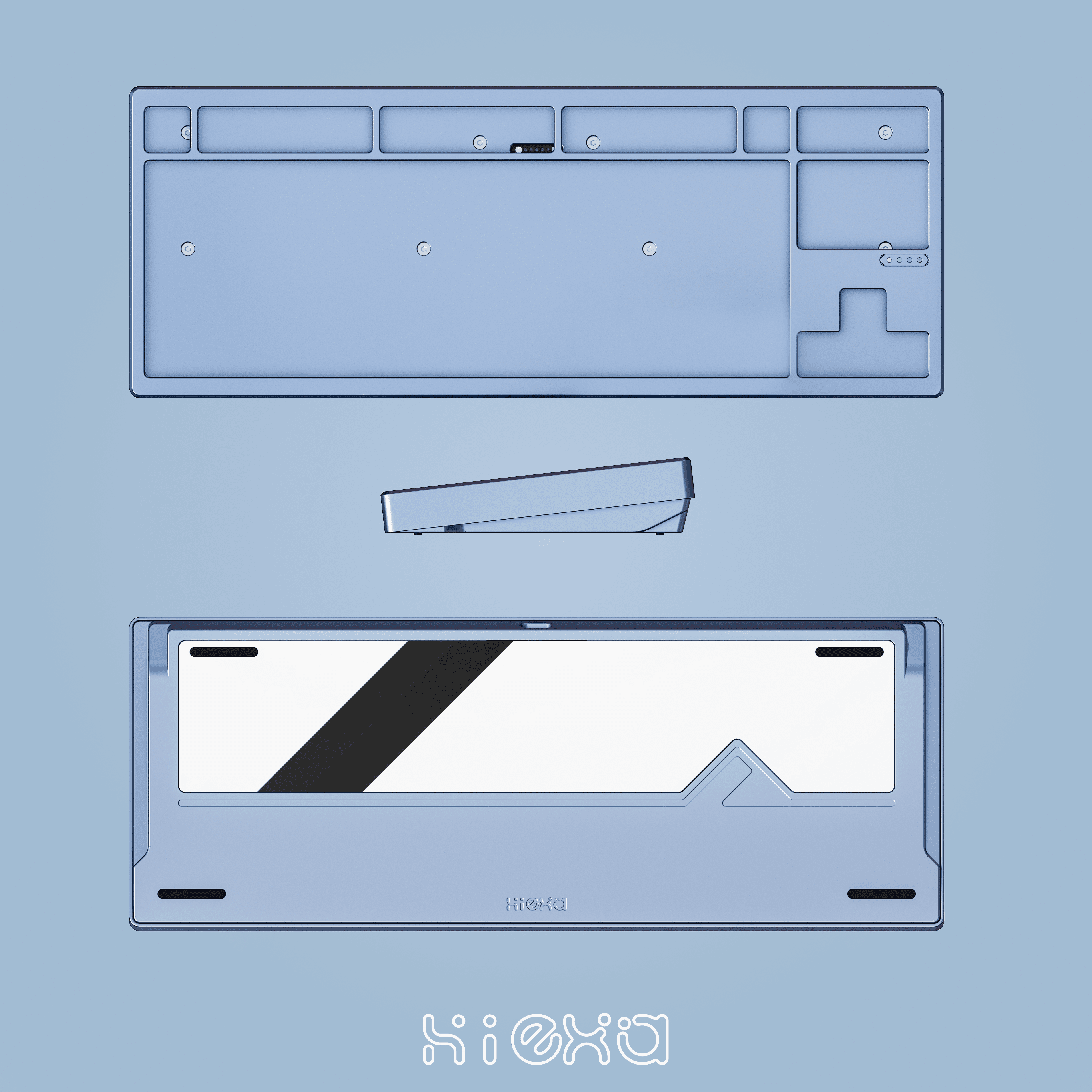 Hiexa V80&VPad----Ball Catch Magnetic Connector Tri-mode Custom Keyboard image 6