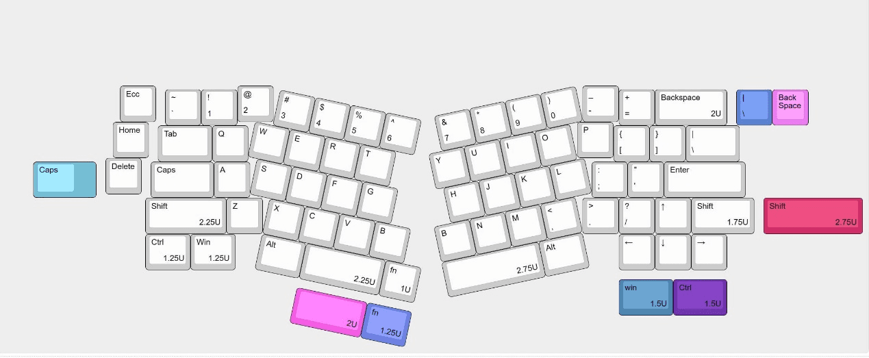 Keylice-Dual-mode Alice style keyboard with arrow key, Great Surface Process image 22