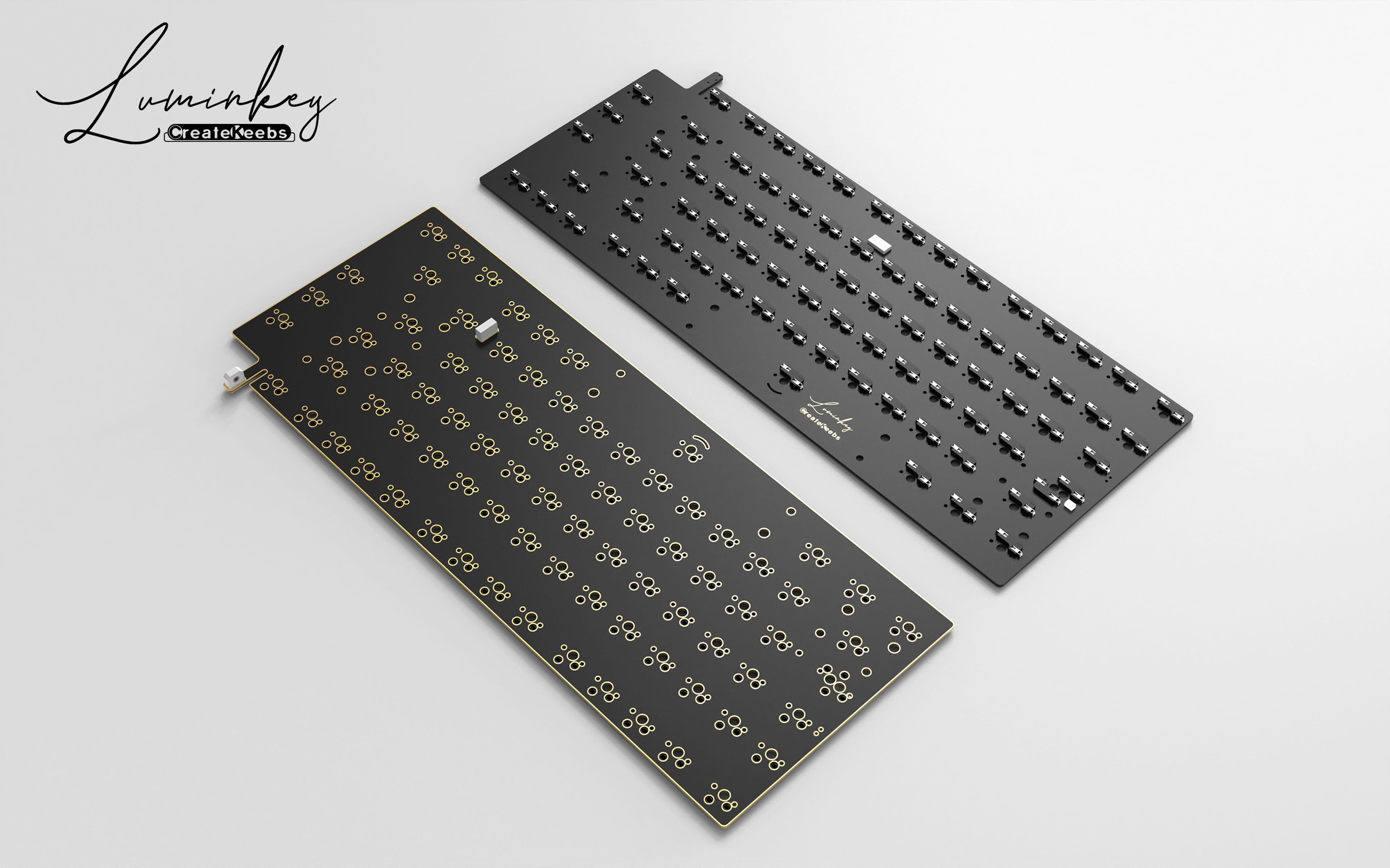 Createkeebs LuminKey75-TKL, VIAL, Gasket mount, Hot-swap, 75% keyborad image 15