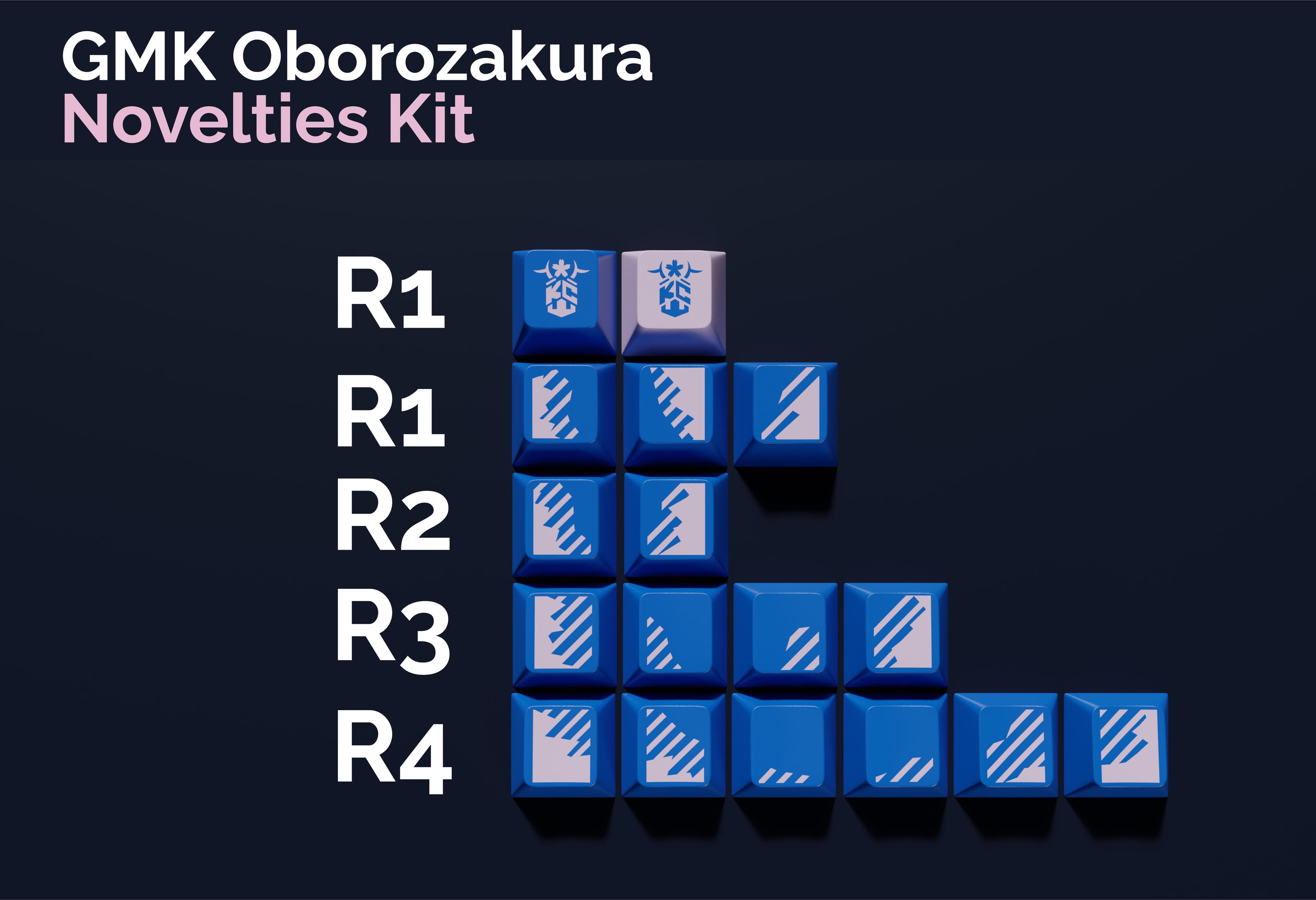 GMK Oborozakura Keycaps [22/4/2021 : Update on Renders and Kits] image 23