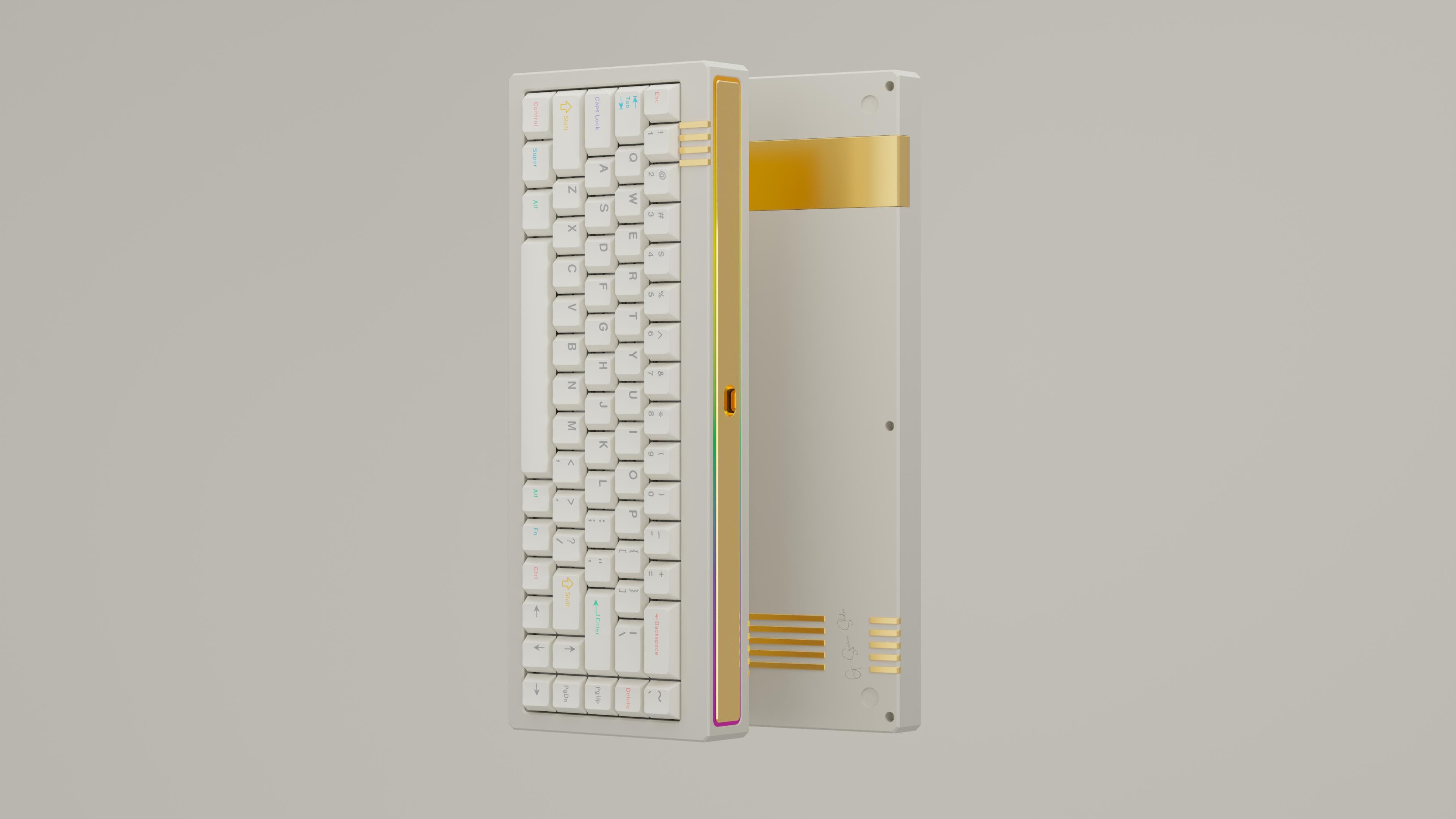 Touch68-68% PCB Gasket Mount Custom Keyboard---Upgraded to Bluetooth PCB image 2