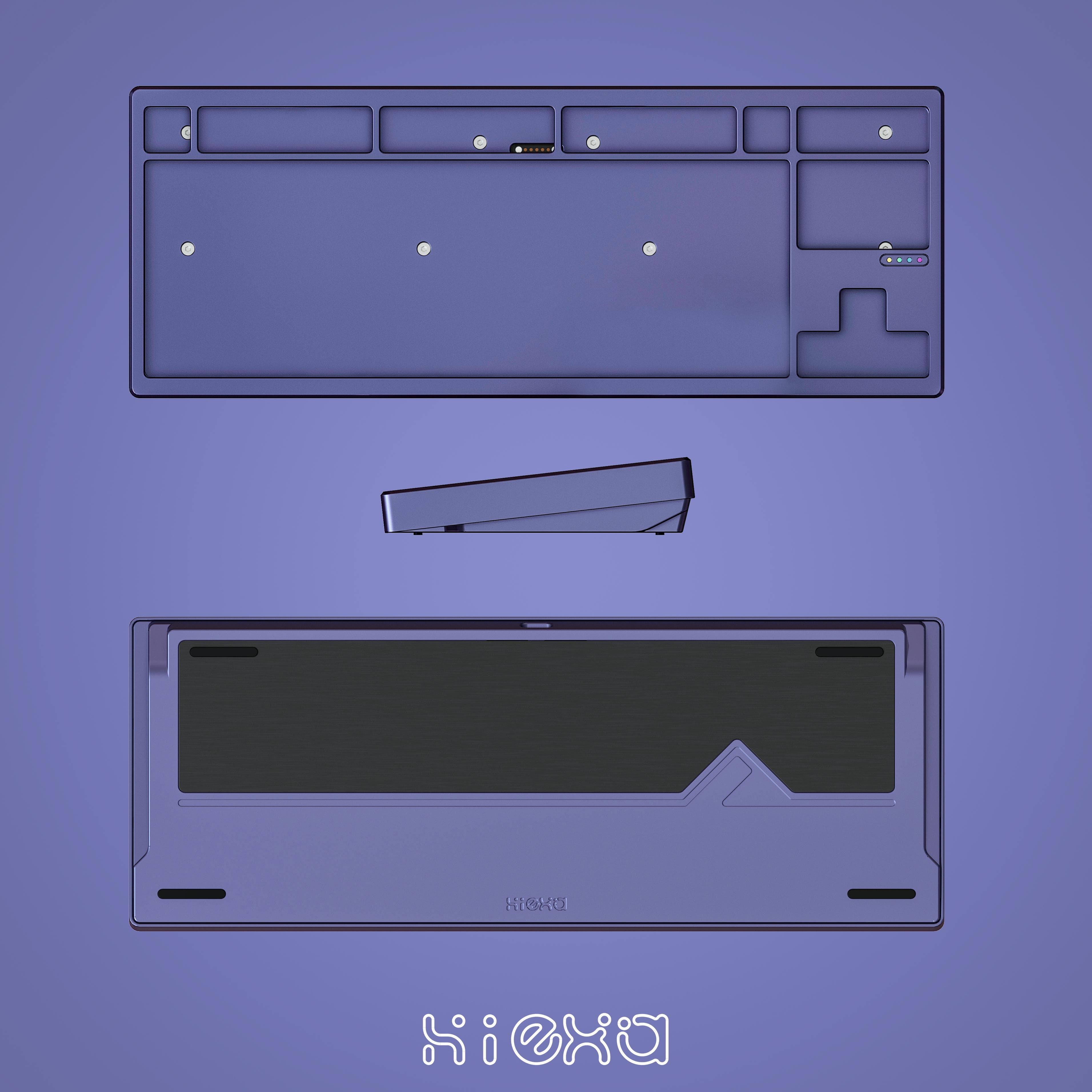 Hiexa V80&VPad----Ball Catch Magnetic Connector Tri-mode Custom Keyboard image 3