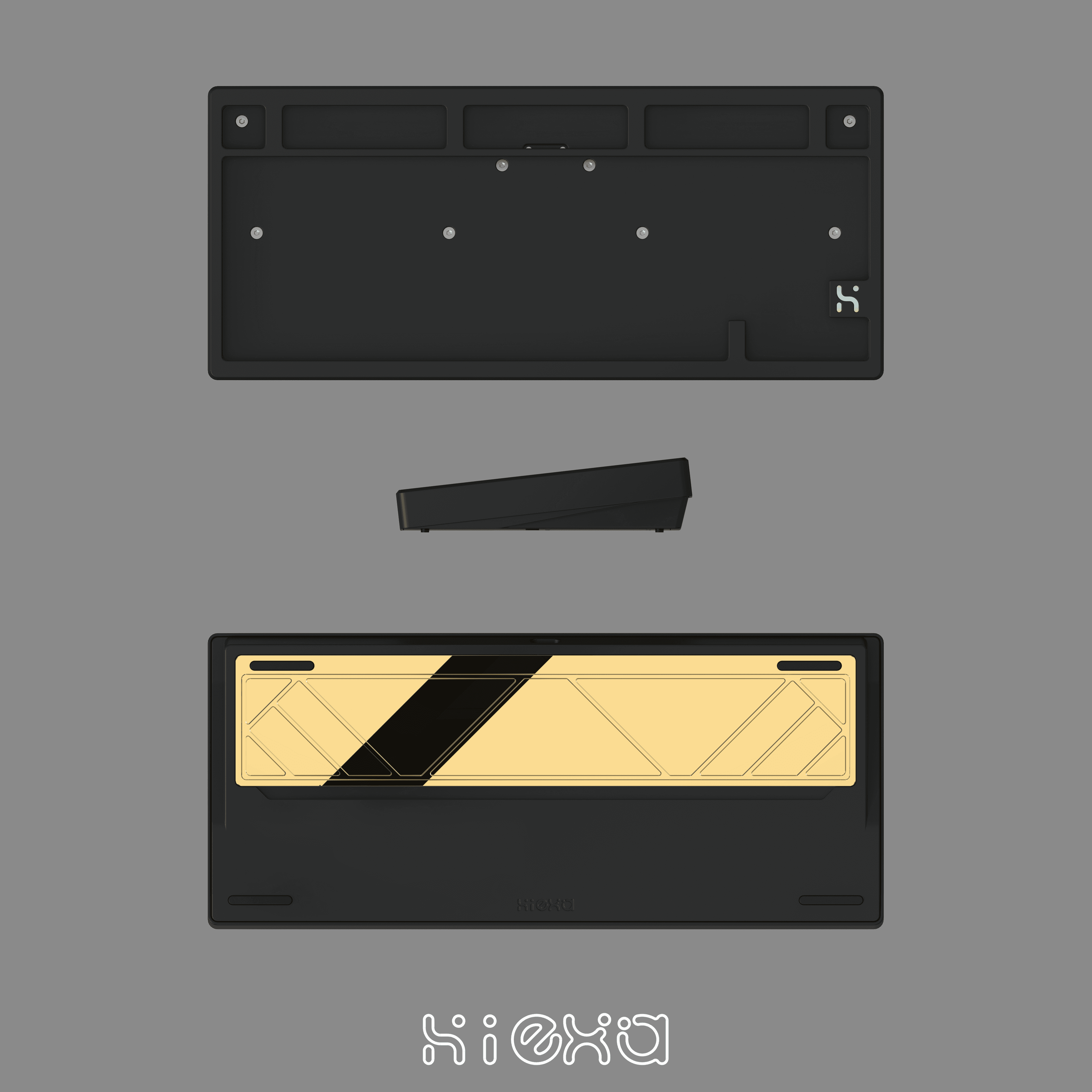 Hiexa V75-Full CNC Ball Catch Magnetic Connector Tri-mode Custom Keyboard image 4