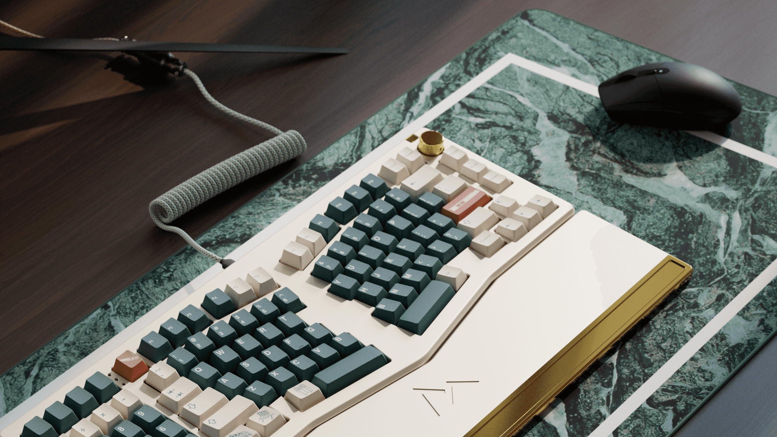Mountain Alice - Southpaw Alice with ISO support! (KEYCAP RENDERS OUT)